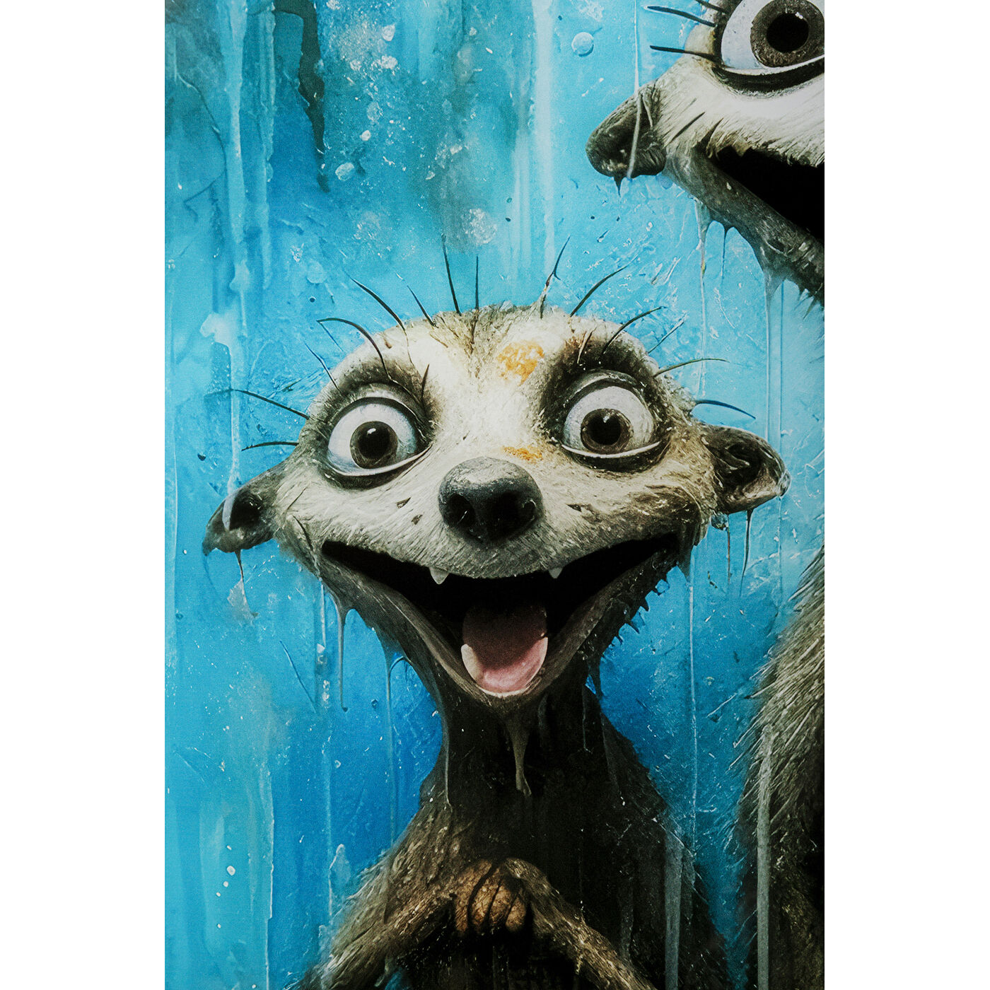 Картина стеклянная Singing Meerkats 60x80 см