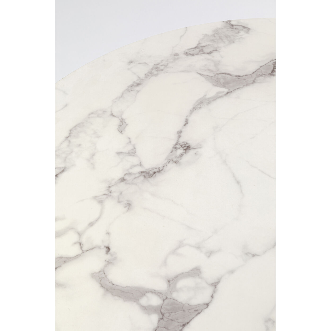 Стол Schickeria Marbleprint White Ø80 см