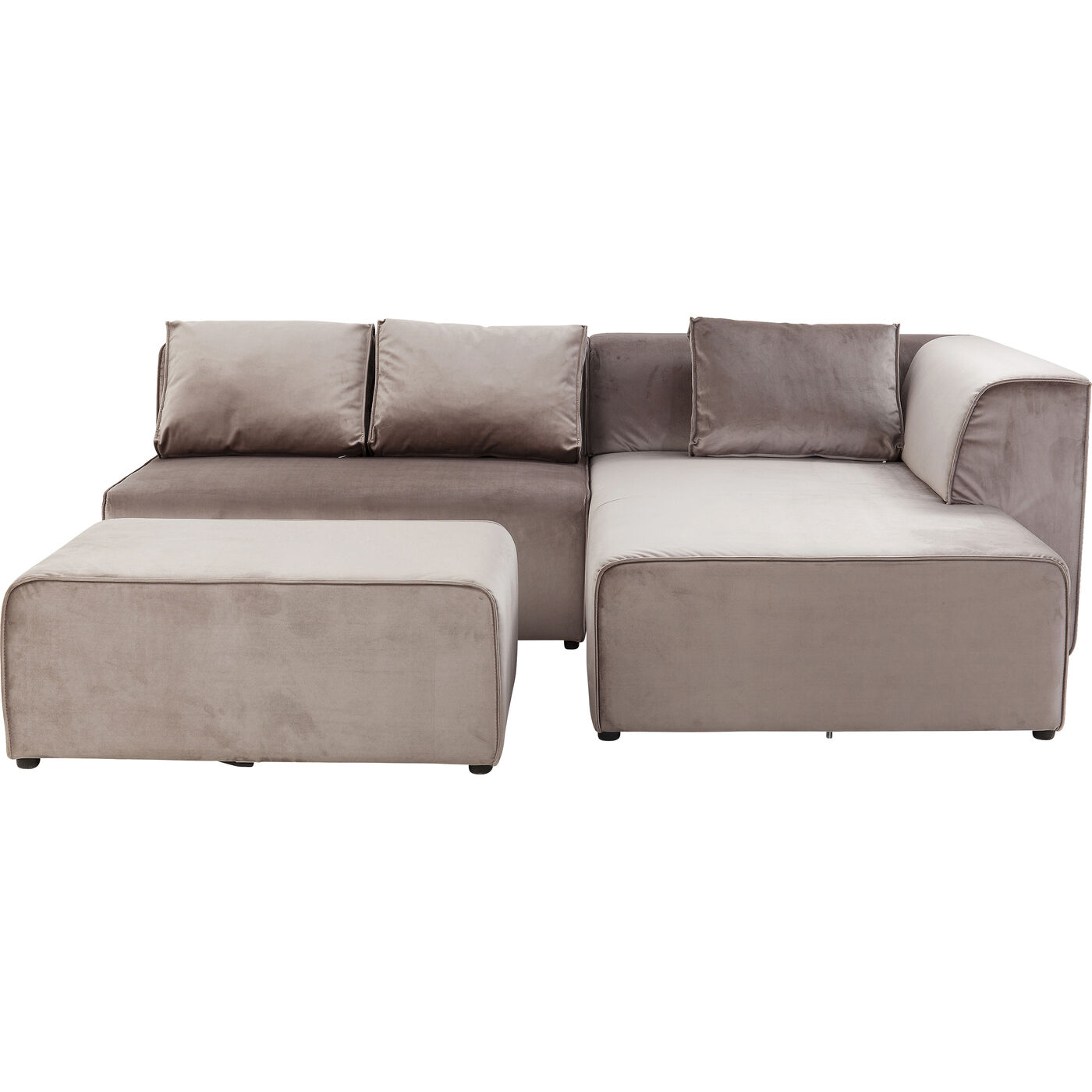 Диван угловой правосторонний Infinity Velvet Taupe Right