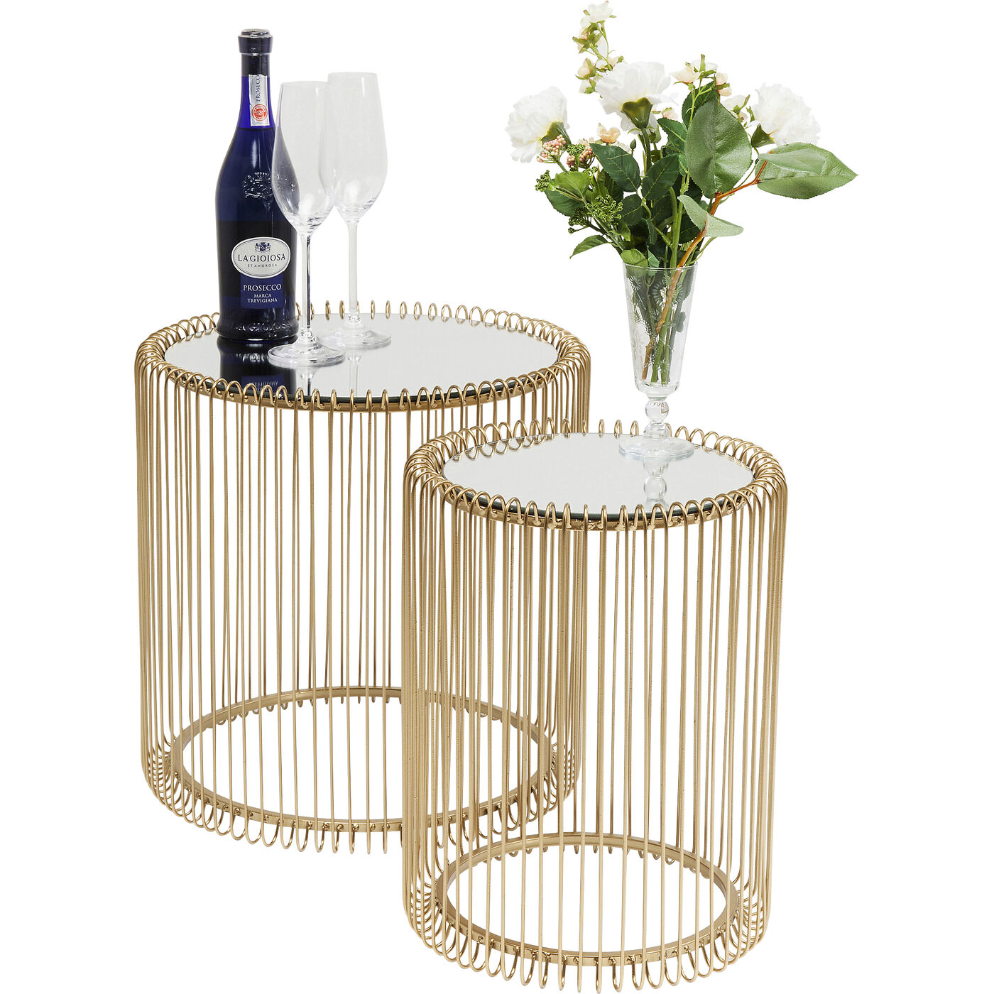 Стол приставной Wire Brass (2 шт)
