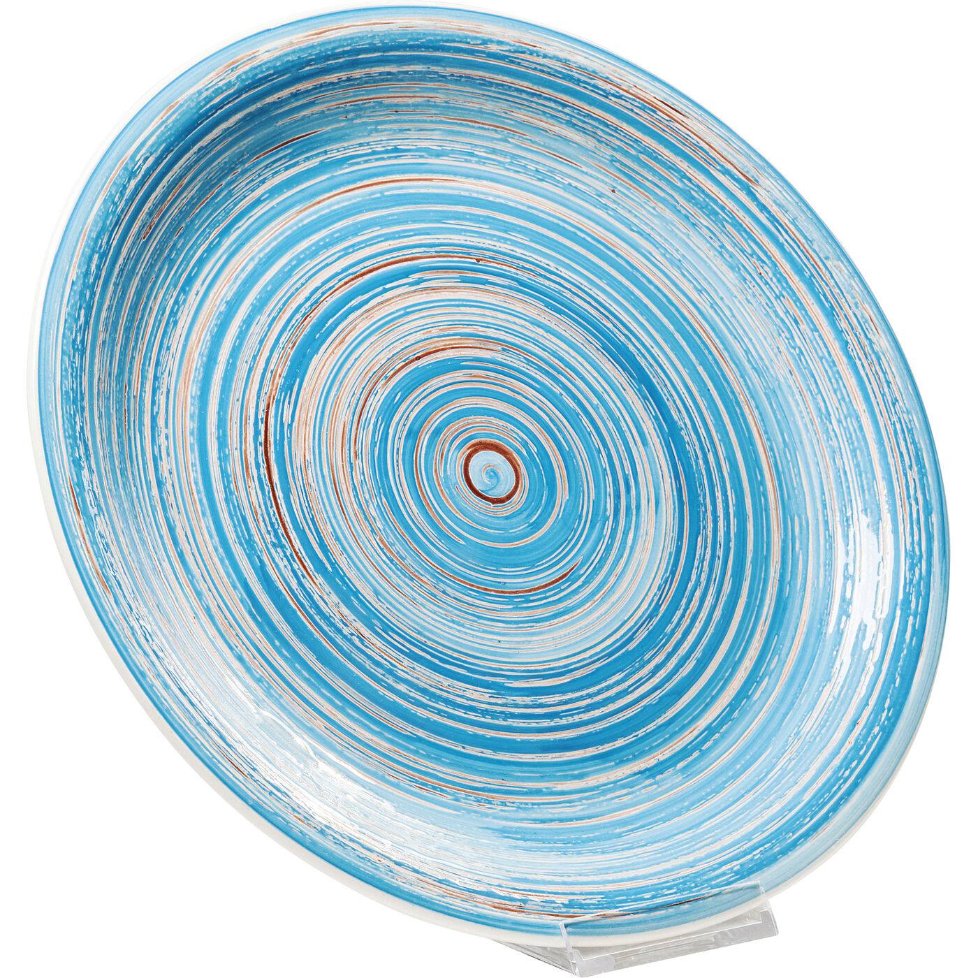 Тарелка Swirl Blue Ø27 см