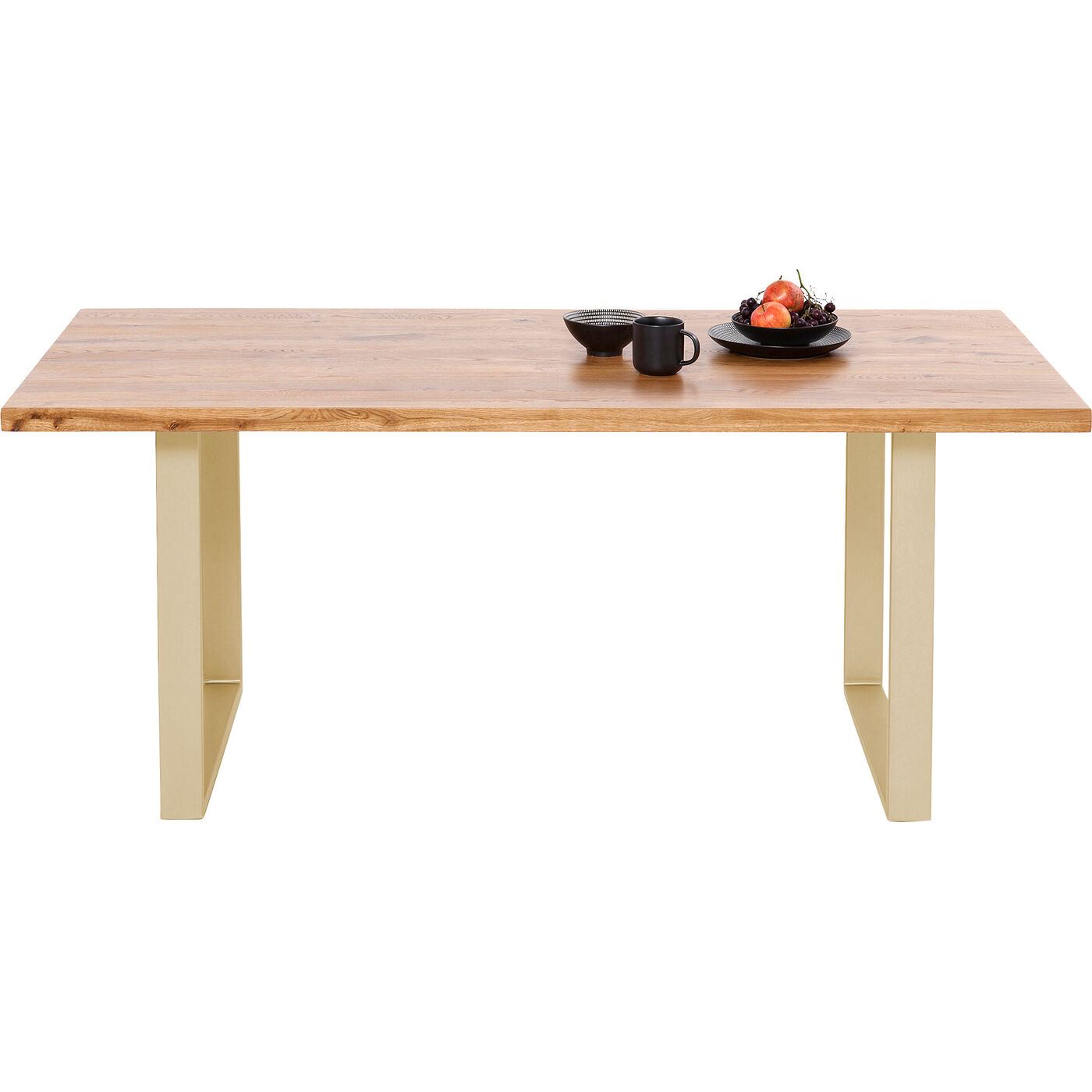 Стол Jackie Oak Brass 200x100 см