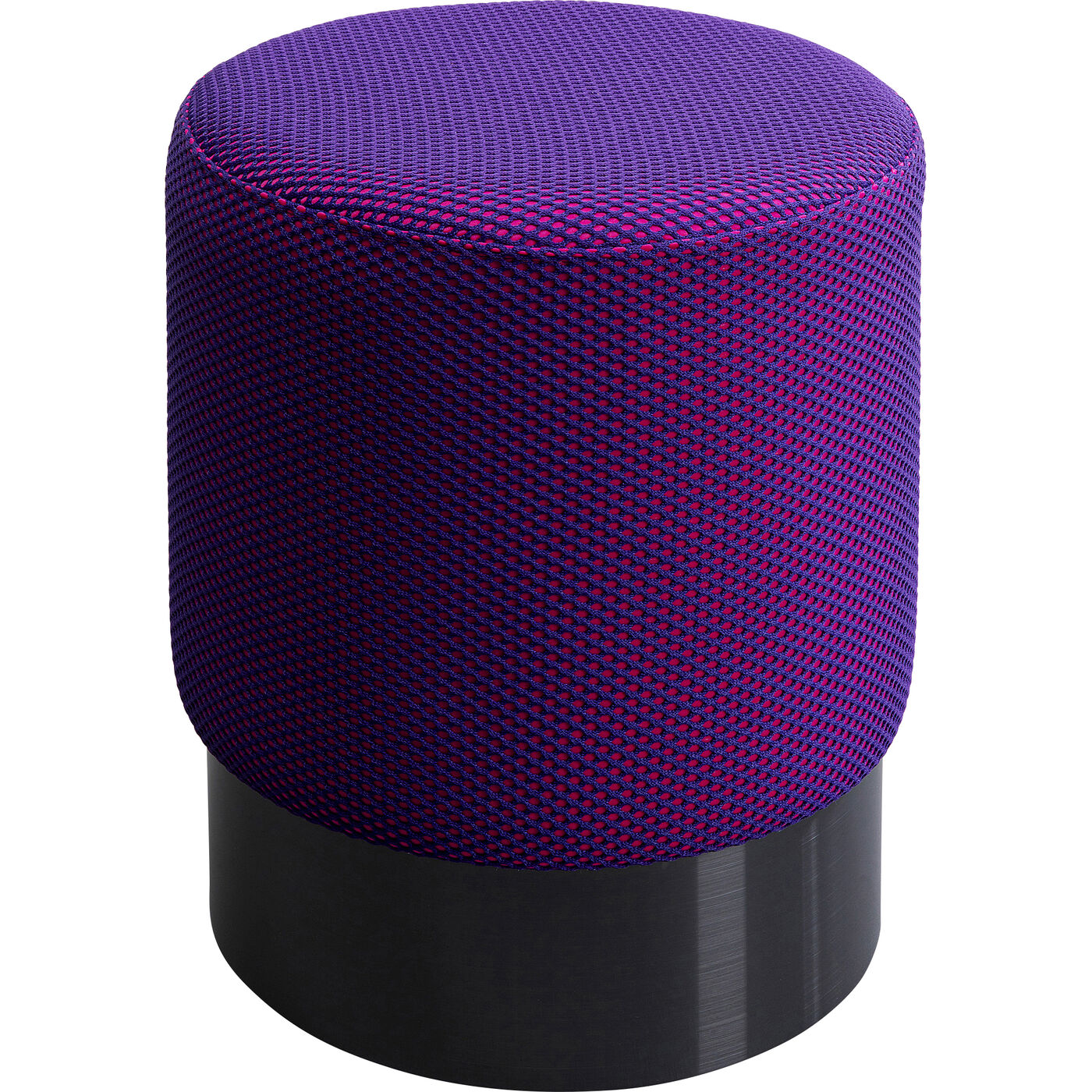 Пуф Jody Purple Mesh Black Ø35 см