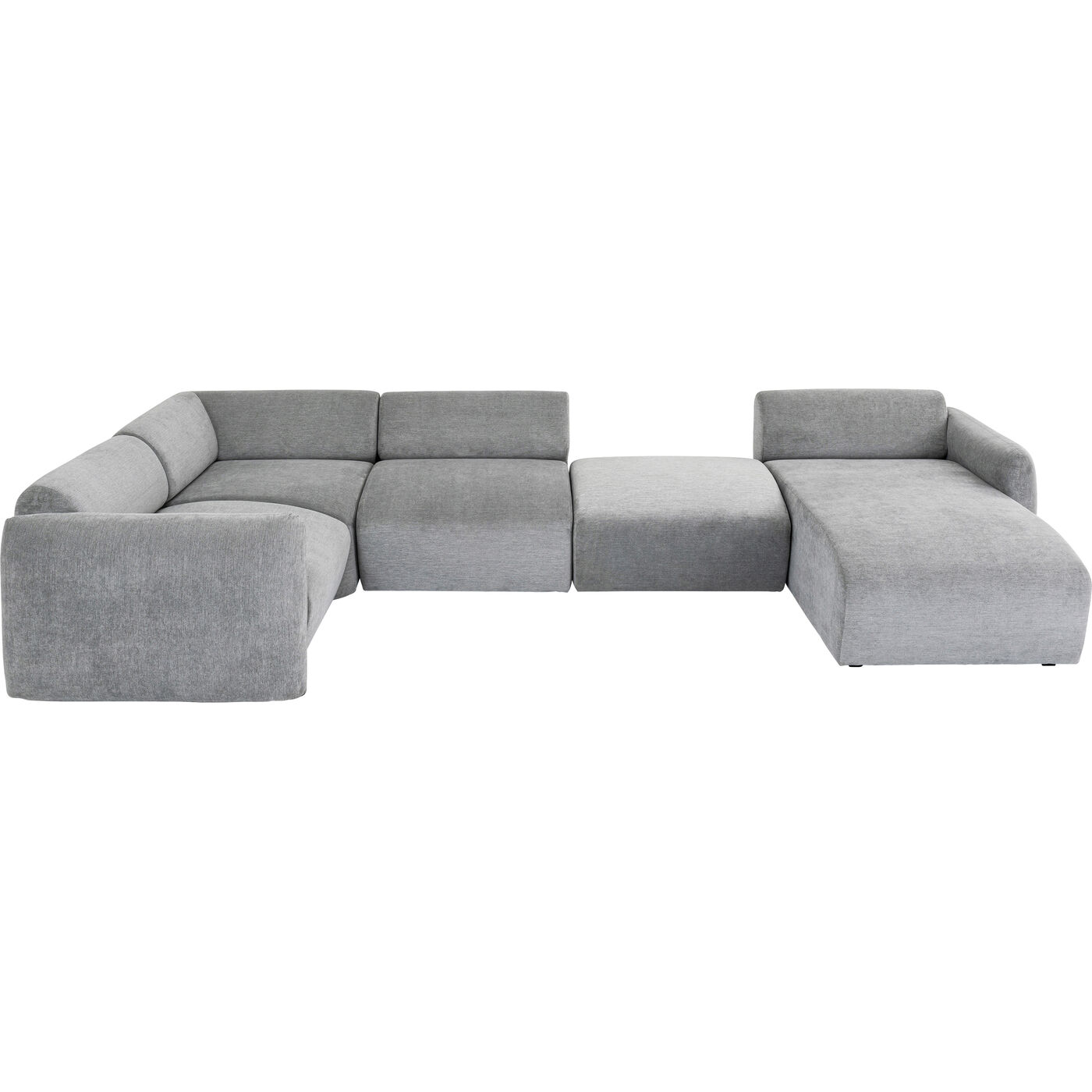 Диван правосторонний модульный 2 Lucca Grey Right 328 см