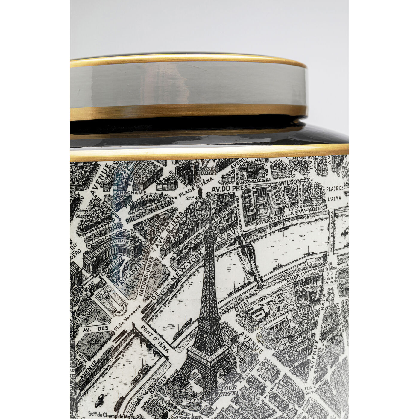 Банка декоративная Streets Of Paris Ø22 см