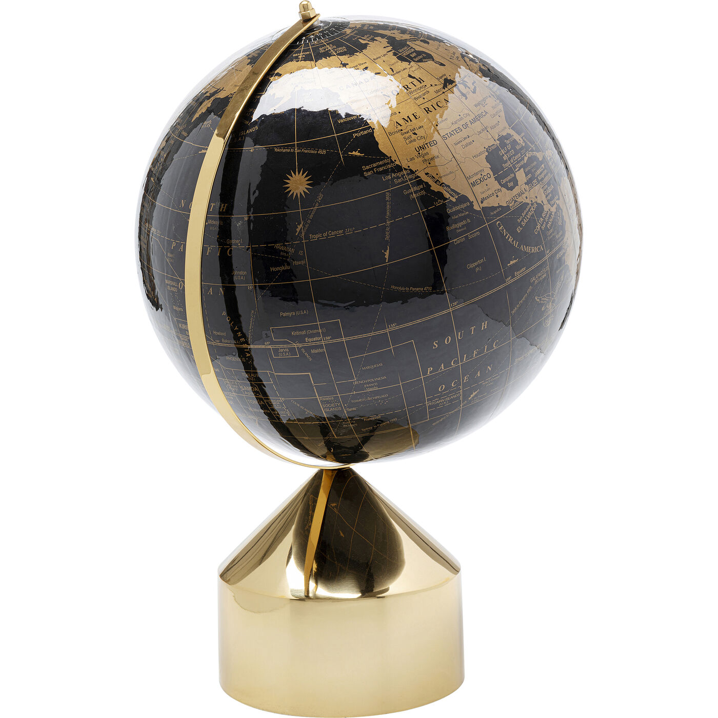 Объект декоративный Globe Top Gold 47 см