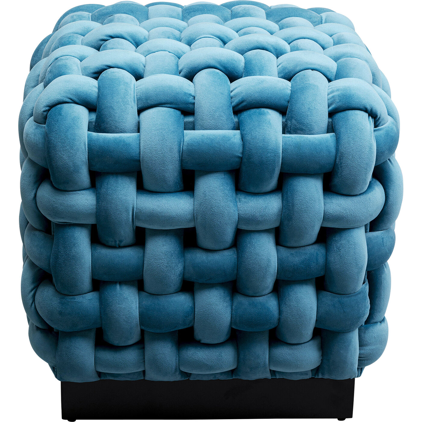 Пуф Weave Square Blue 47x47cm