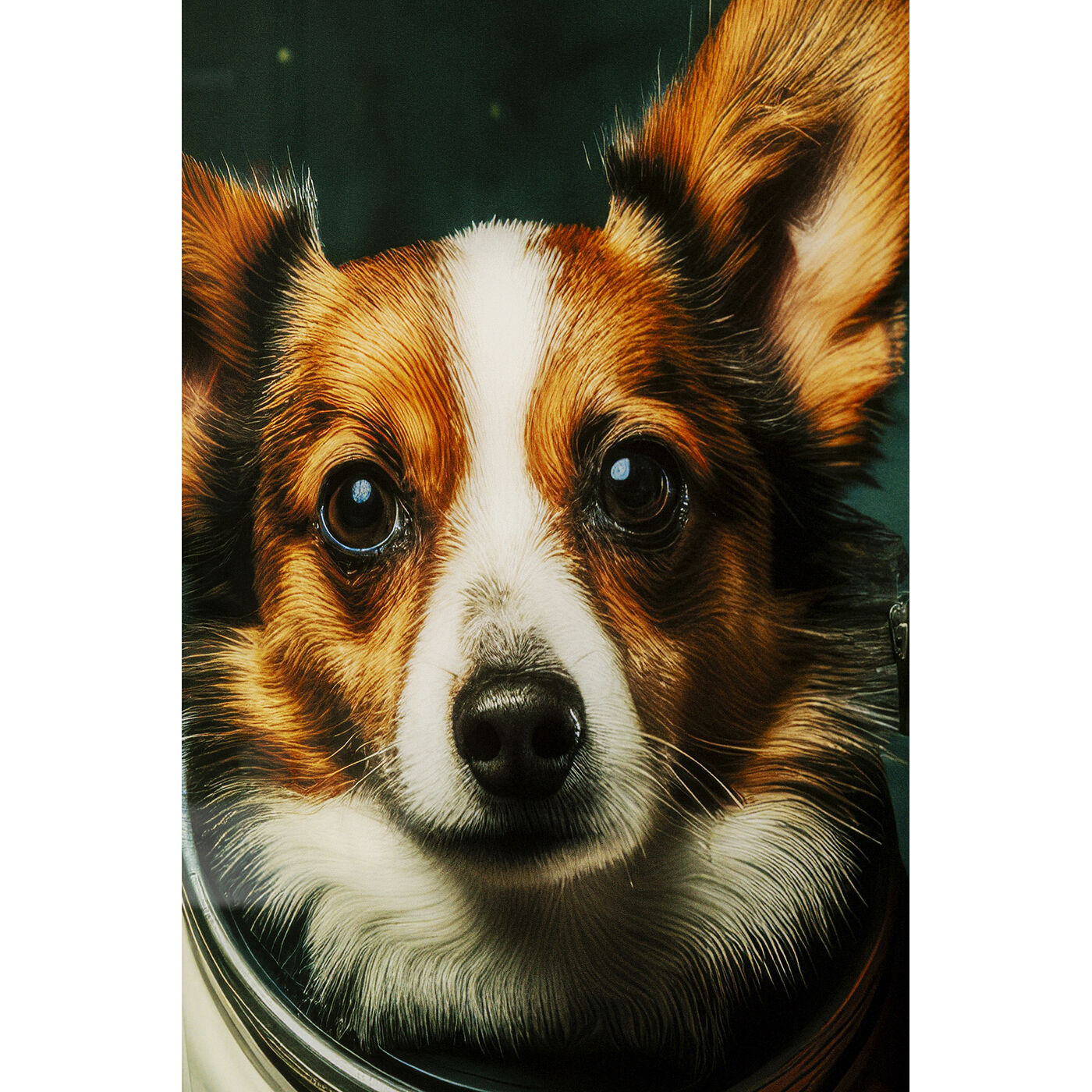 Картина стеклянная Astronauts Dogs 80x60 см
