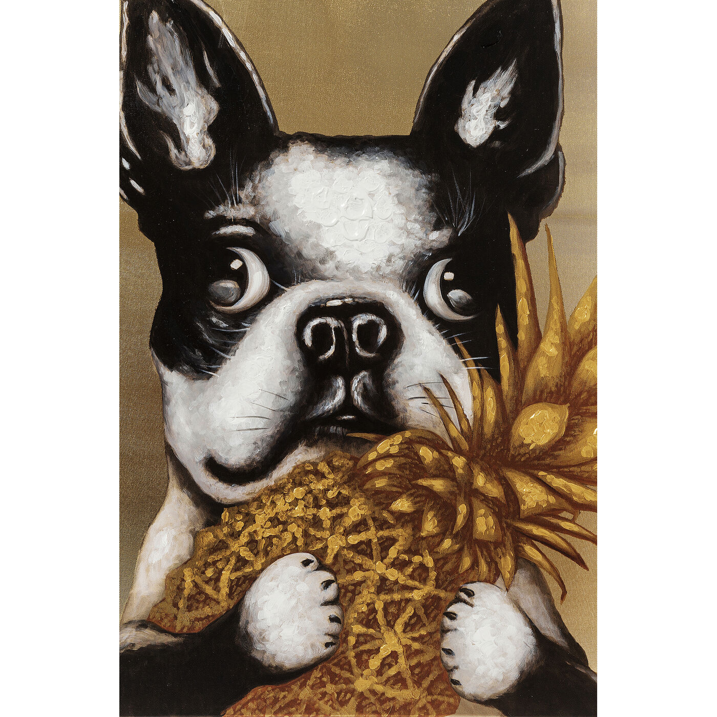 Картина Touched Dog with Pineapple 80x80 см