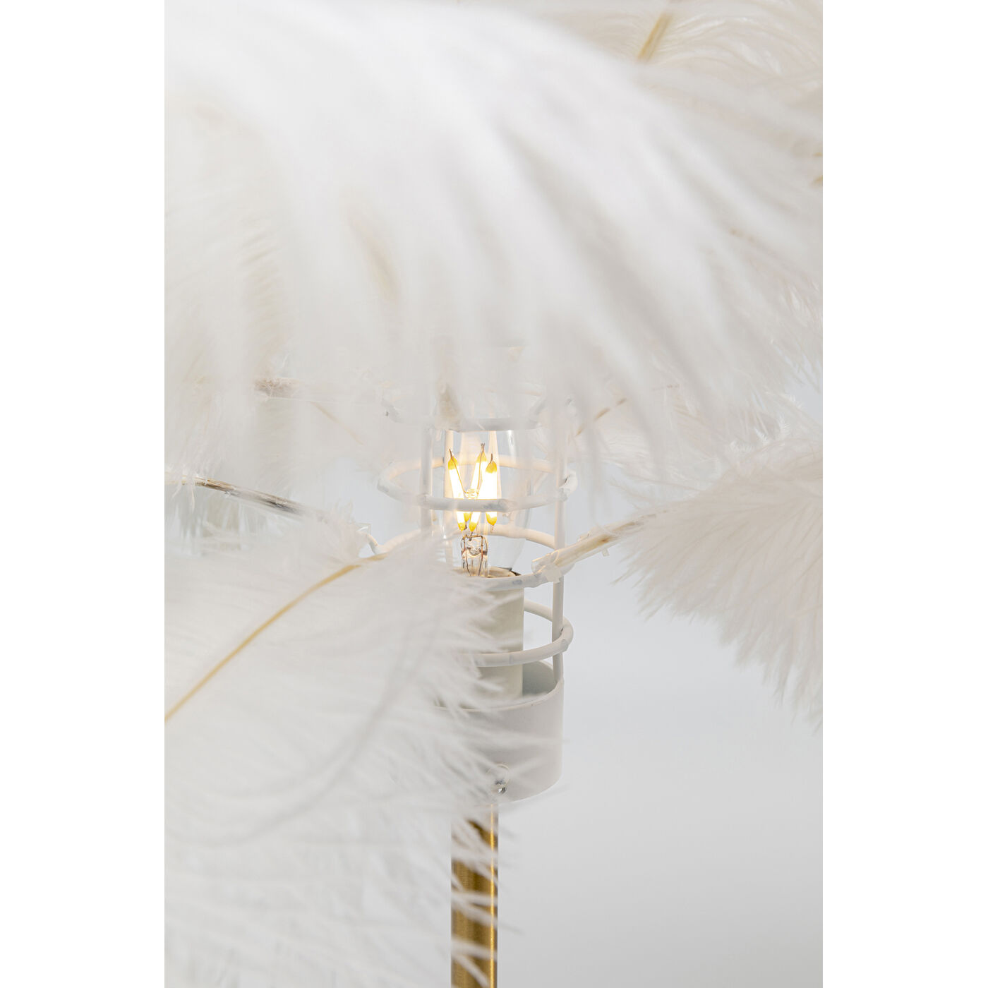 Светильник настольный Feather Palm White 60 см