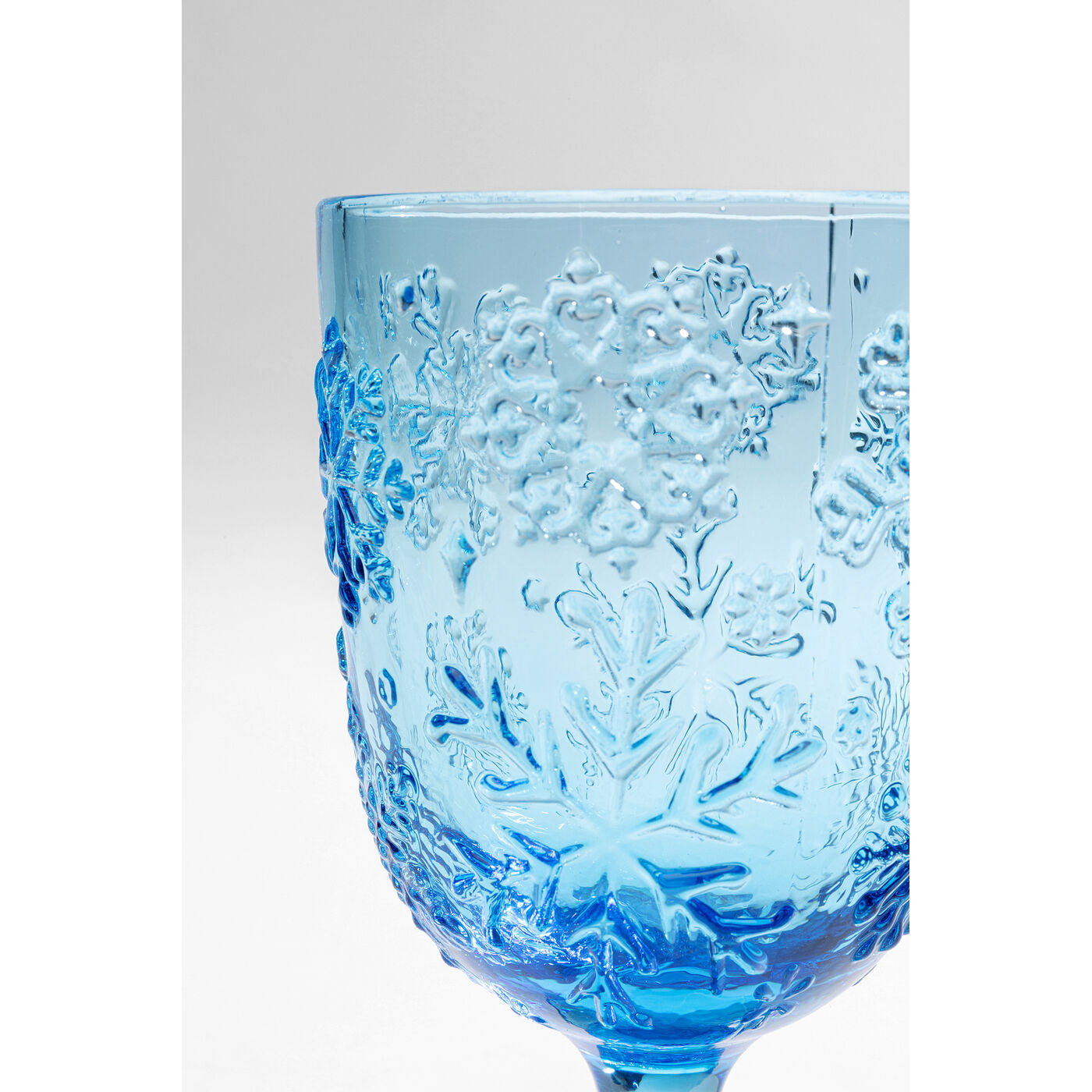 Бокал для вина Ice Flowers Blue