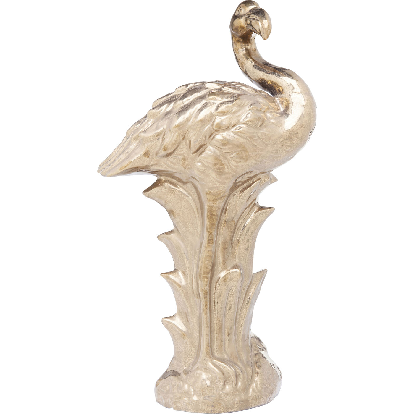 Фигура декоративная Crane Front Gold