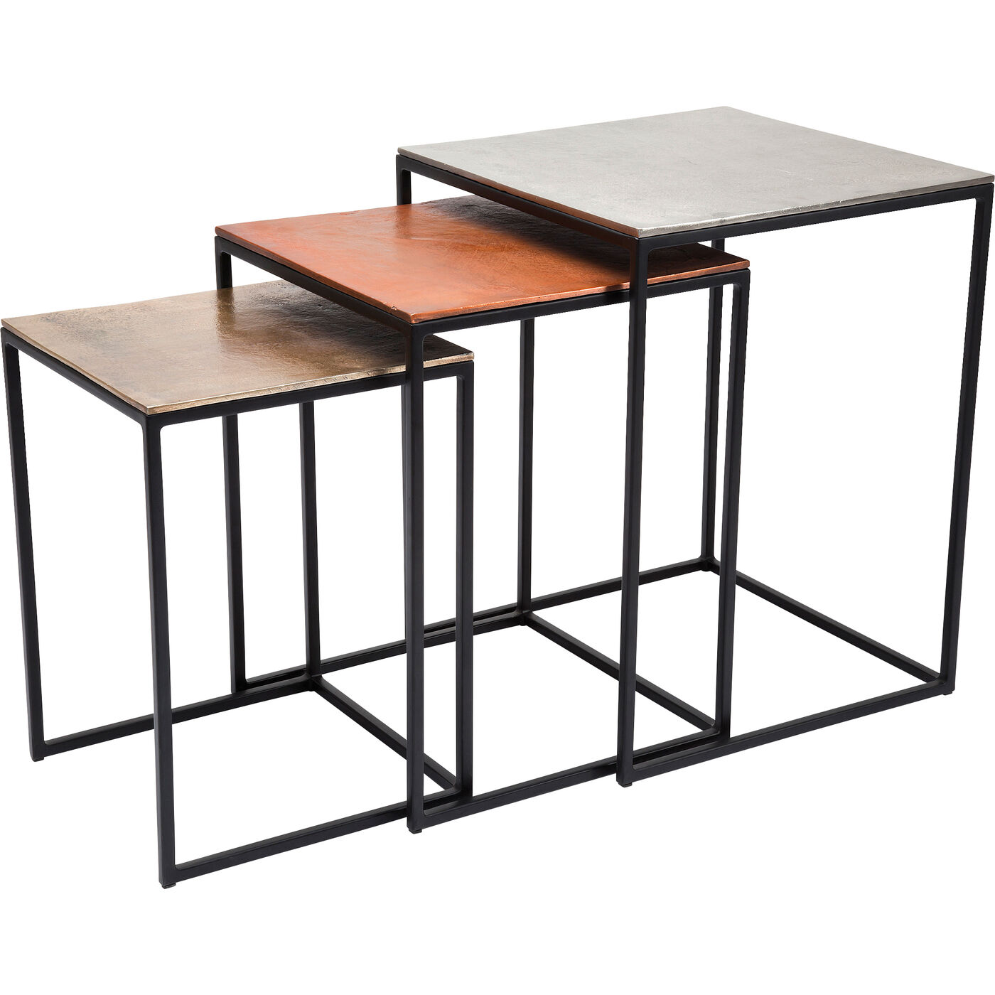 Стол приставной Loft Square Vintage 41x41cм (3 предмета)
