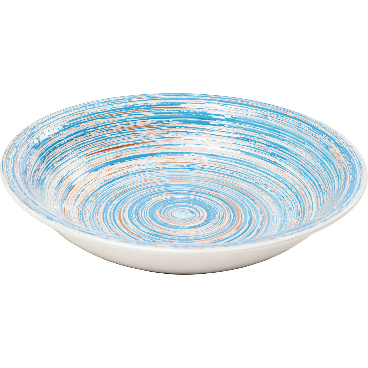 Тарелка глубокая Swirl Blue Ø21 см