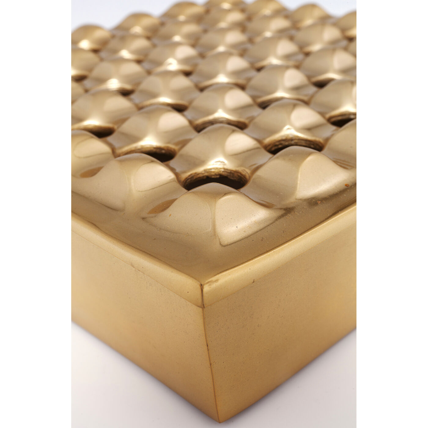 Пепельница Soho Square Brass 25x25 см