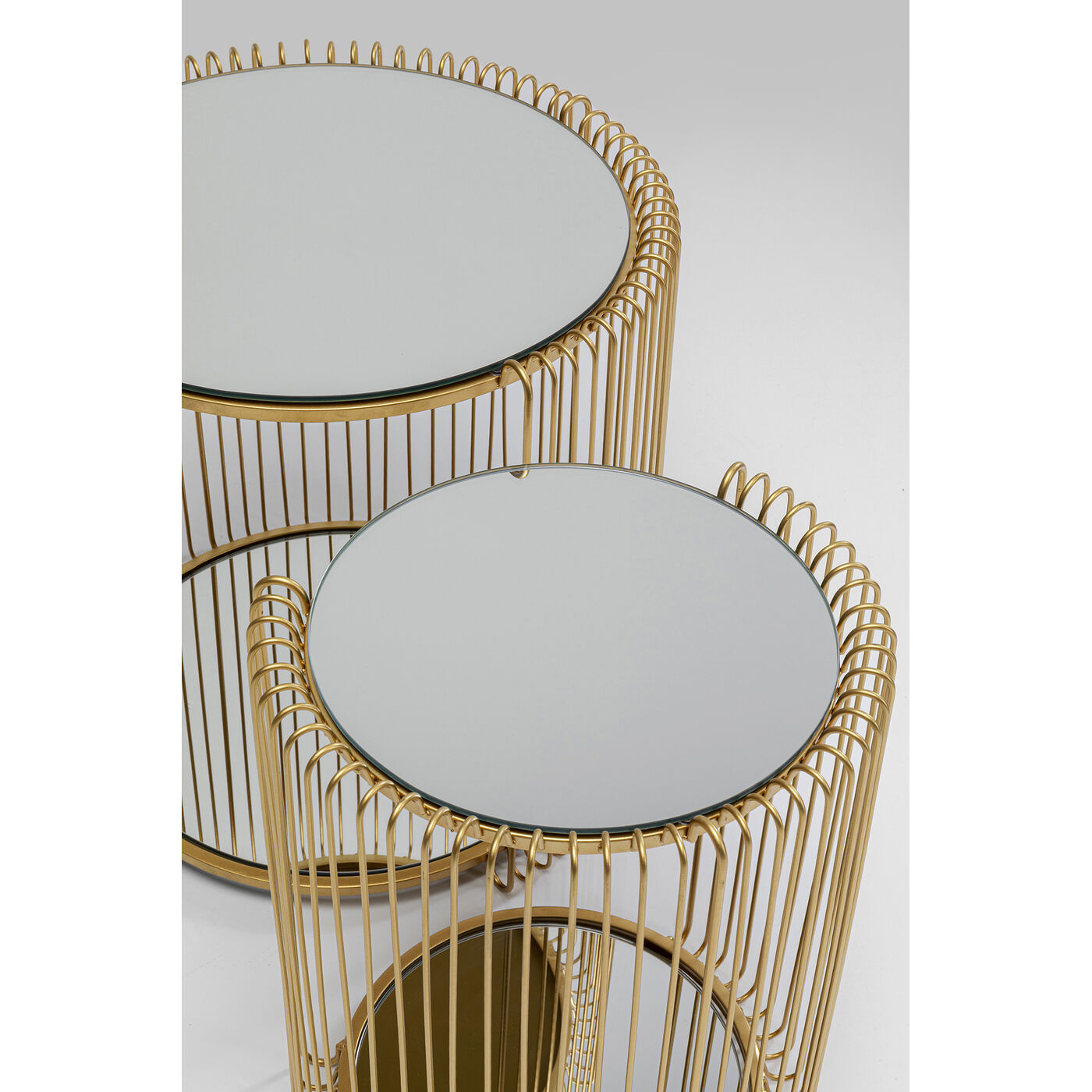 Стол приставной Wire Double Brass (2 шт.)