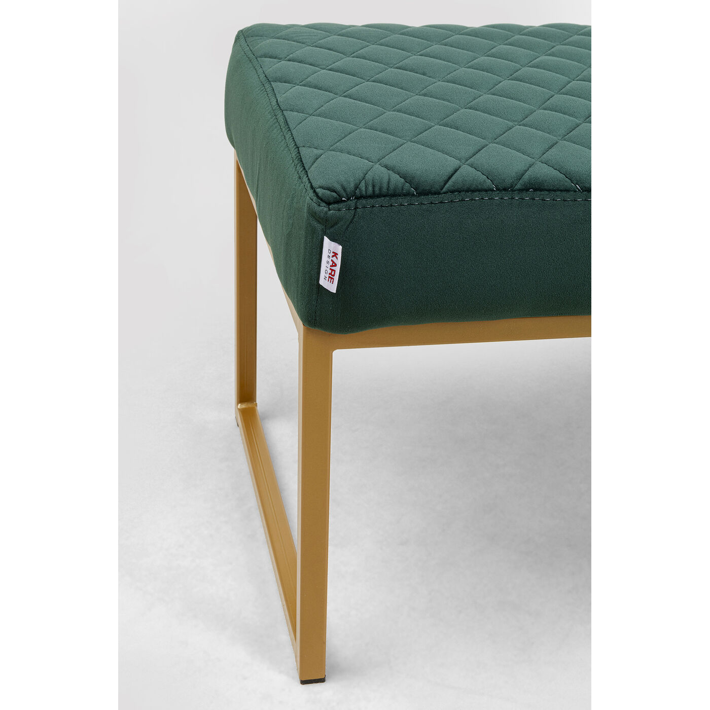 Скамья Smart Dark Green Brass 90x40 см