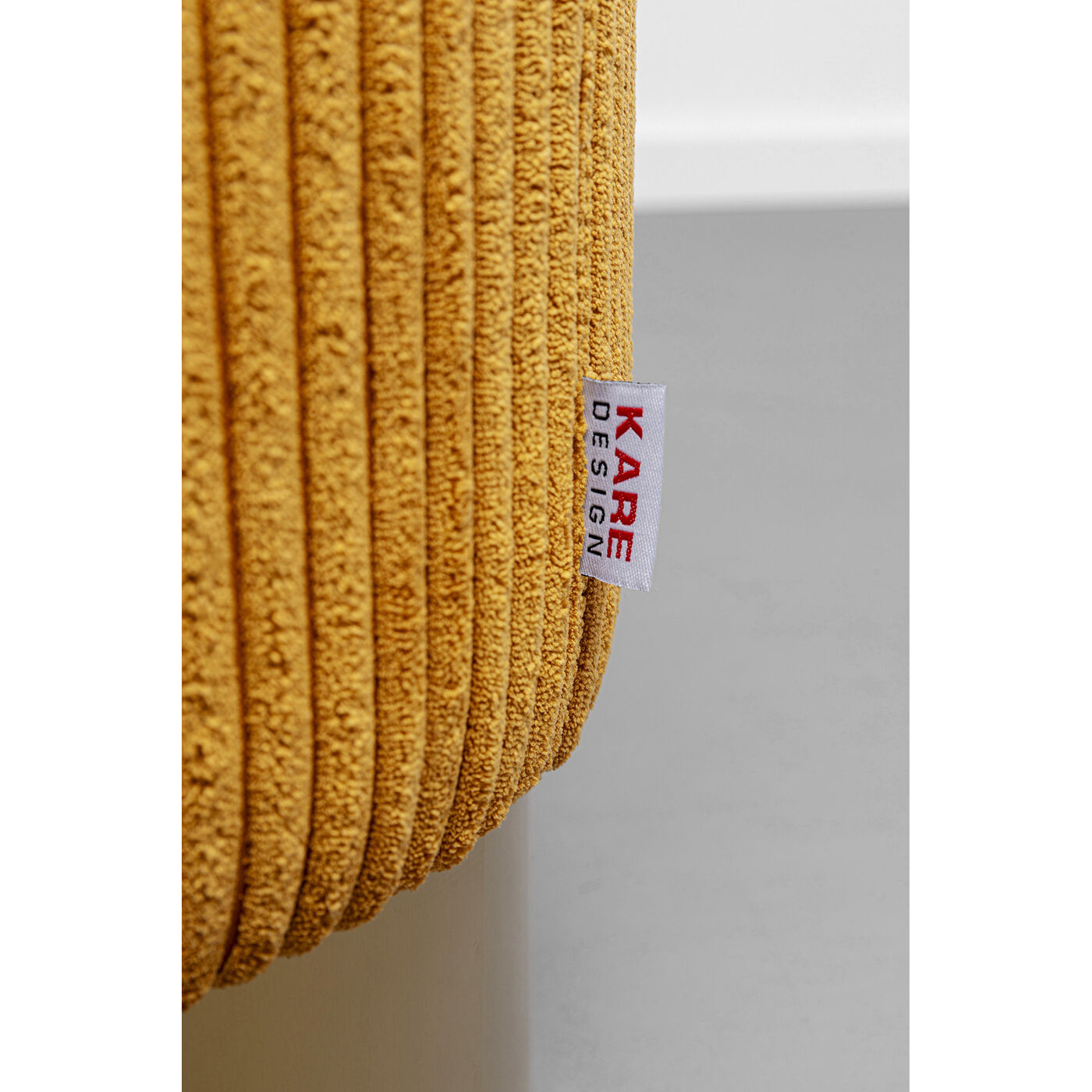 Пуф Cherry Yello Cord Brass Ø35 см