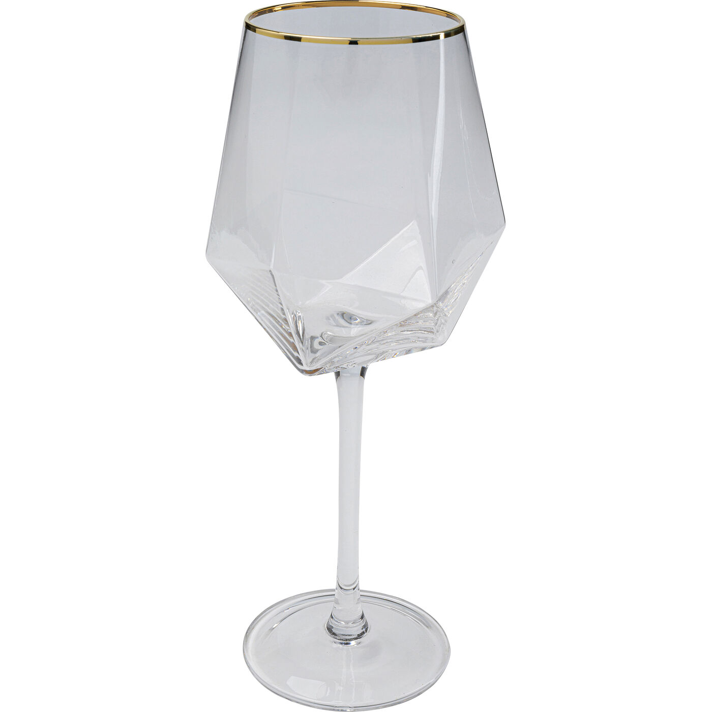Бокал для вина Diamond Gold Rim