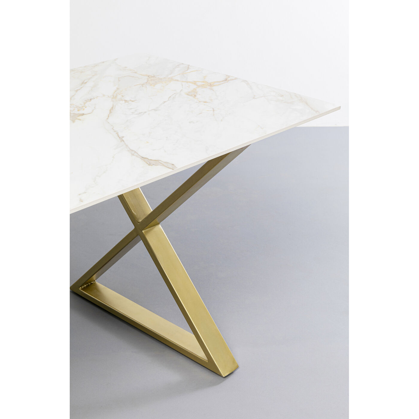 Стол обеденный Eternity Cross Brass160x80 см