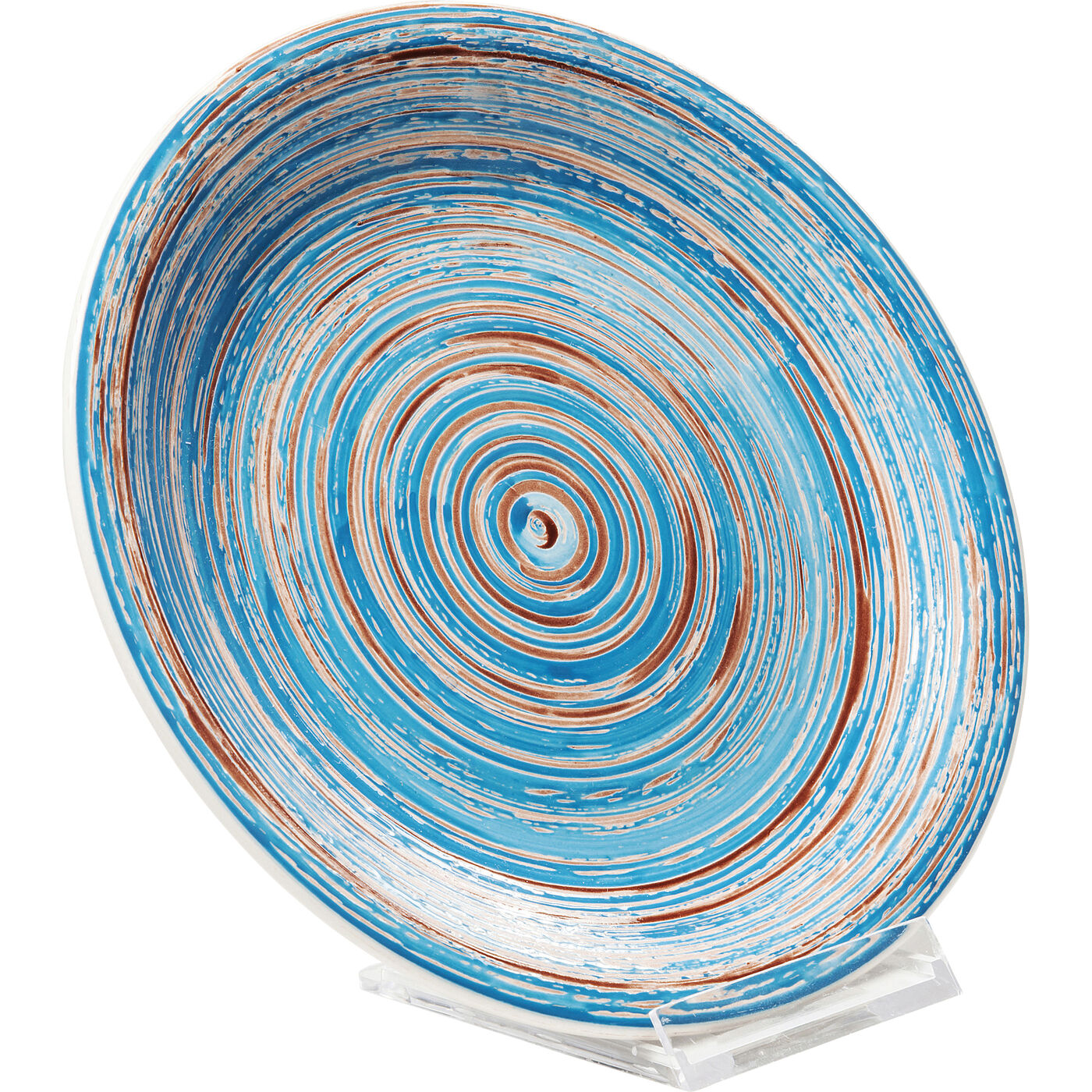 Тарелка Swirl Blue Ø19 см