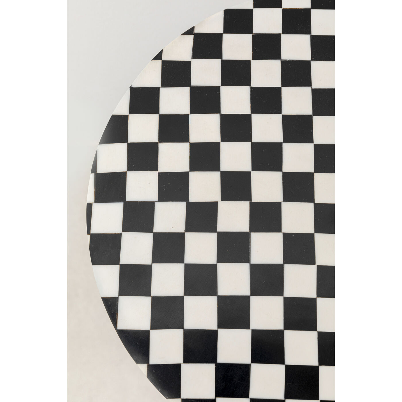 Стол приставной Domero Chess Black White Ø25 см
