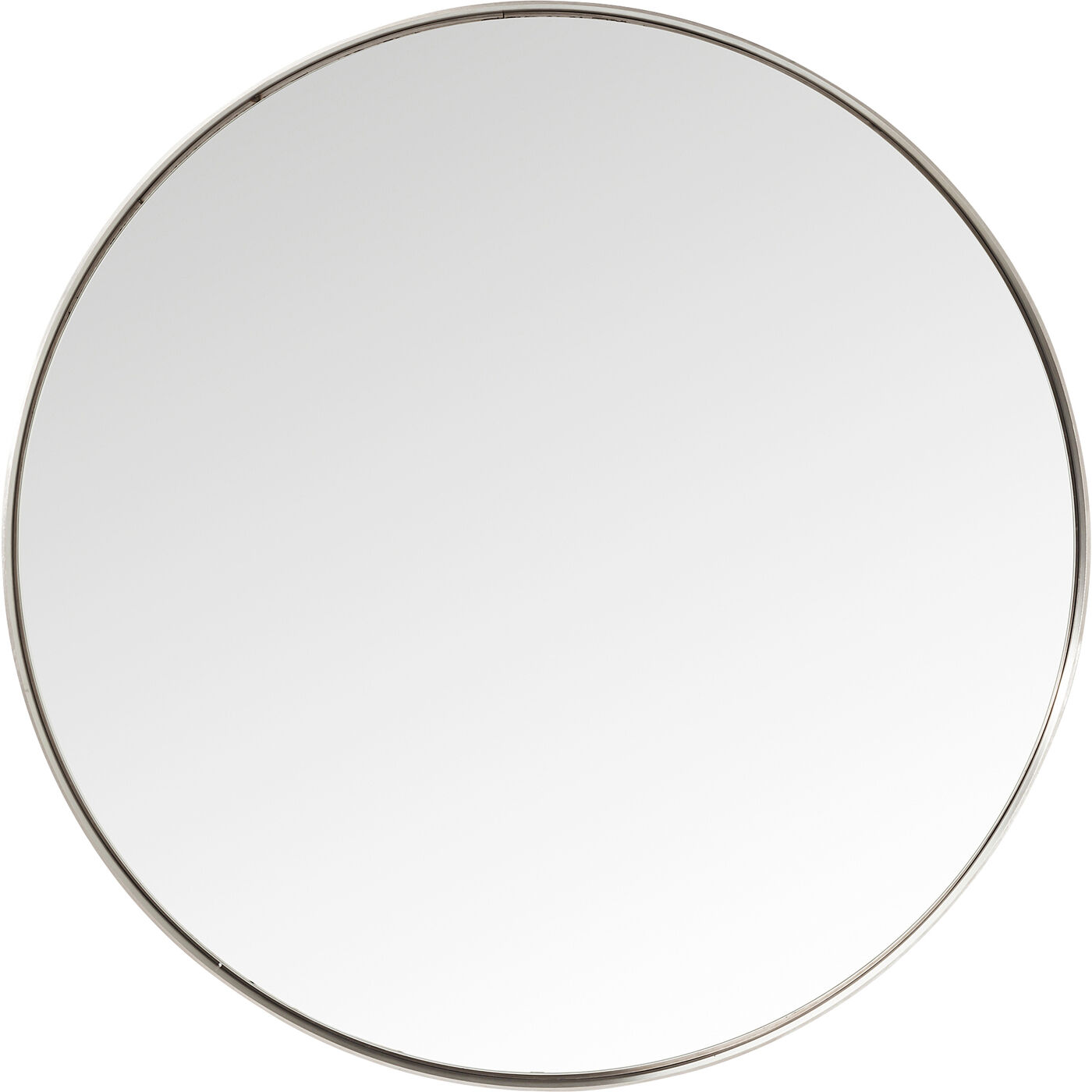 Зеркало Curve Round Stainless Steel Ø100 см