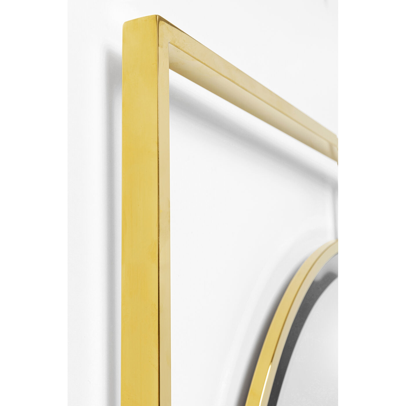 Зеркало Stanford Frame Gold Ø90 см