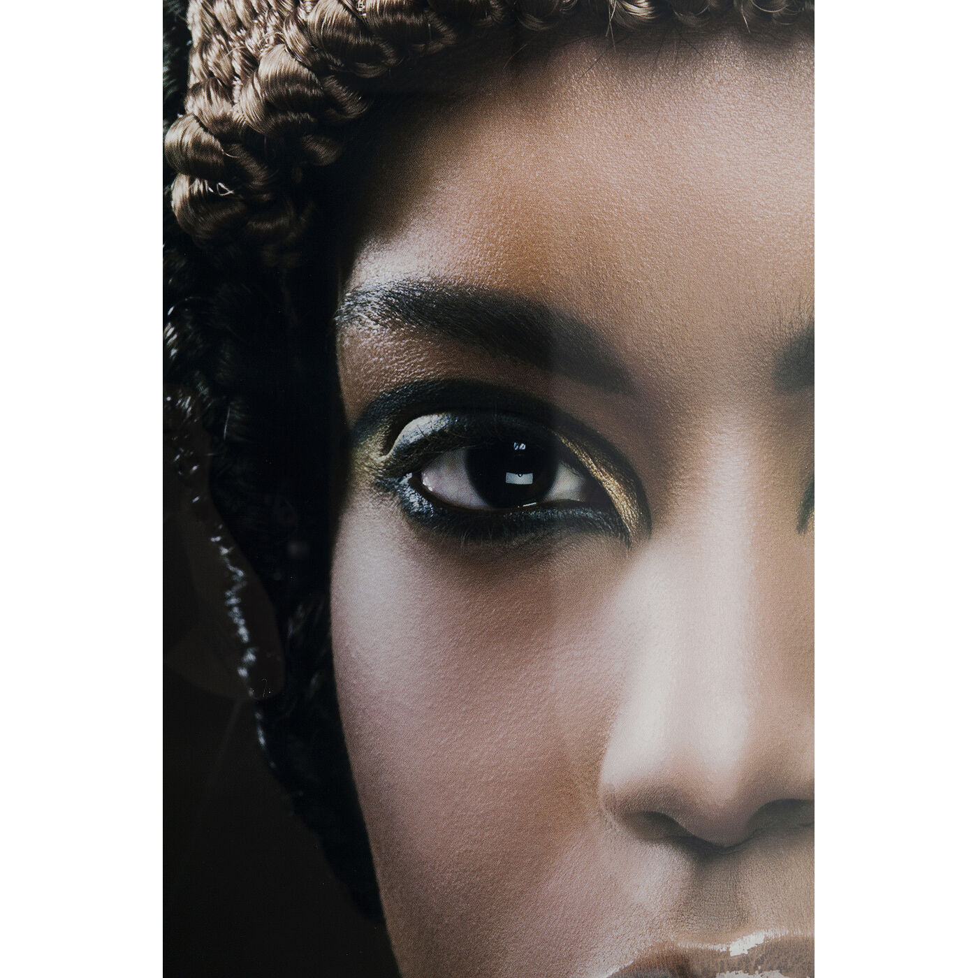 Картина стеклянная Royal Headdress Face 100x150 см