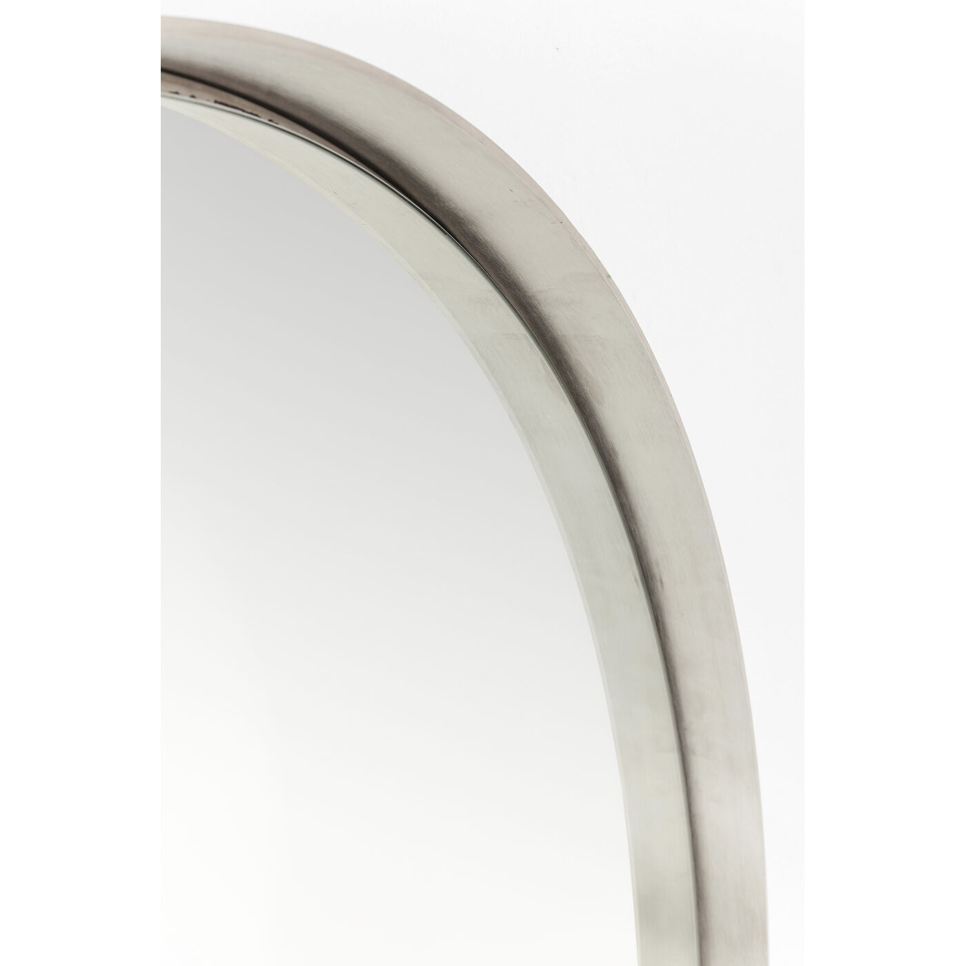 Зеркало Curve Round Stainless Steel Ø100 см