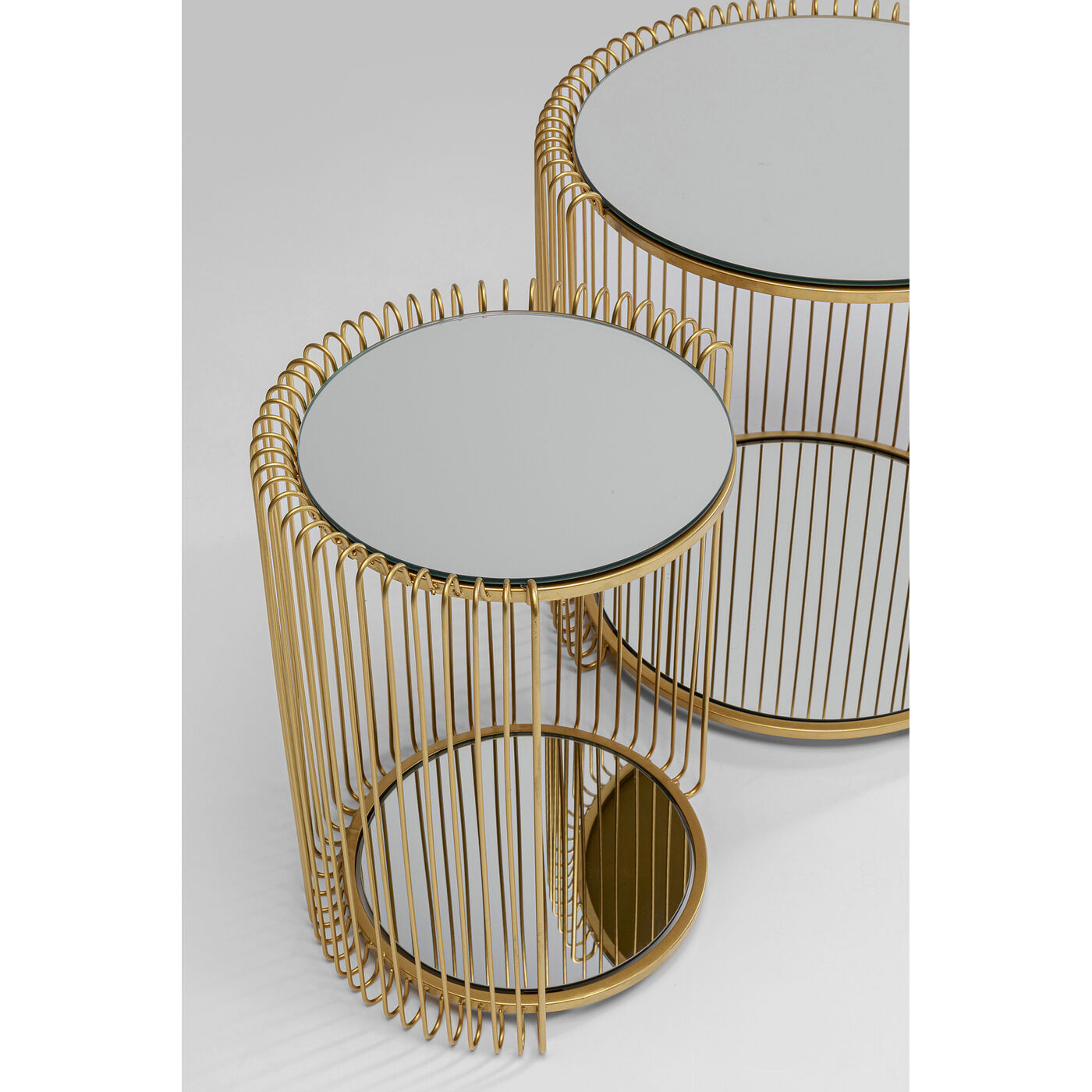 Стол приставной Wire Double Brass (2 шт.)