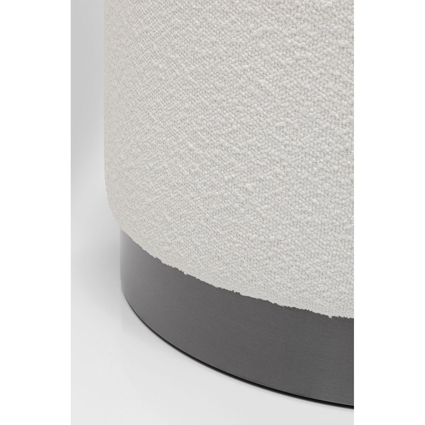Пуф Cherry Boucle Creme Smoke Ø55 см