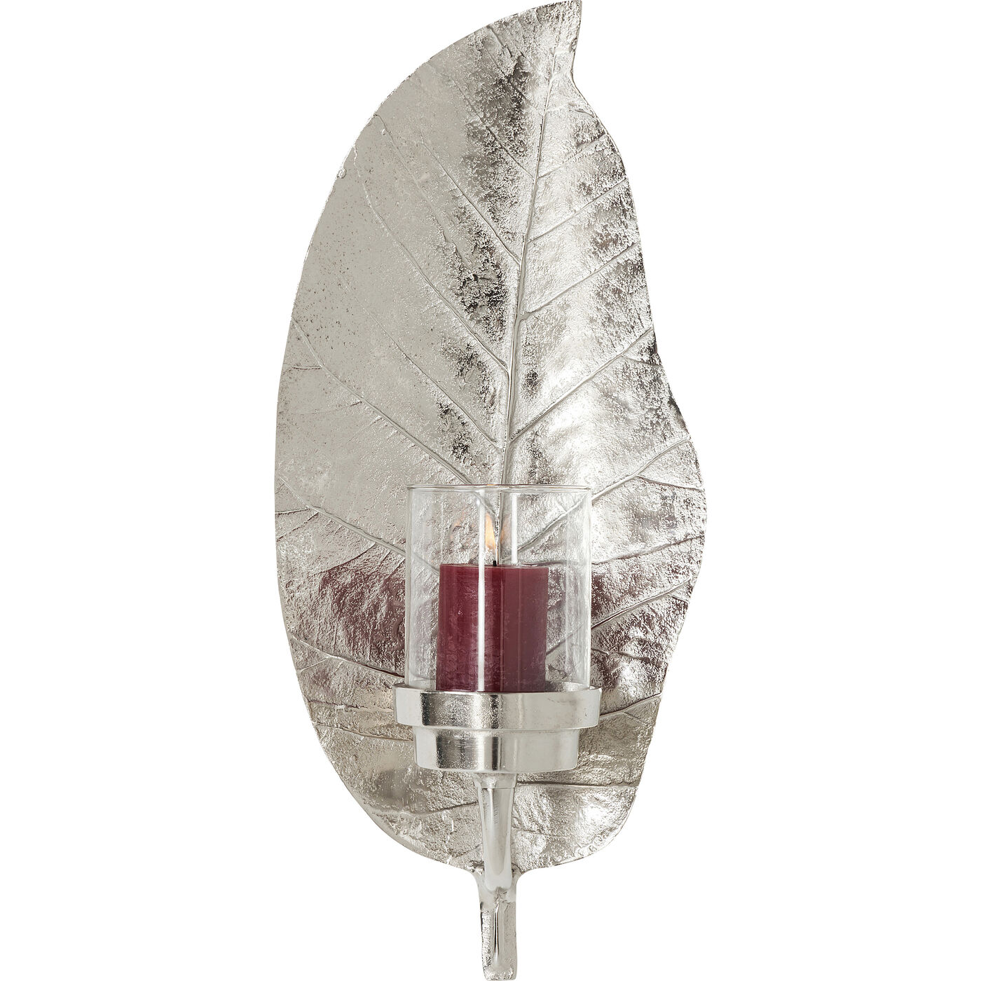 Подсвечник Leaf Silver