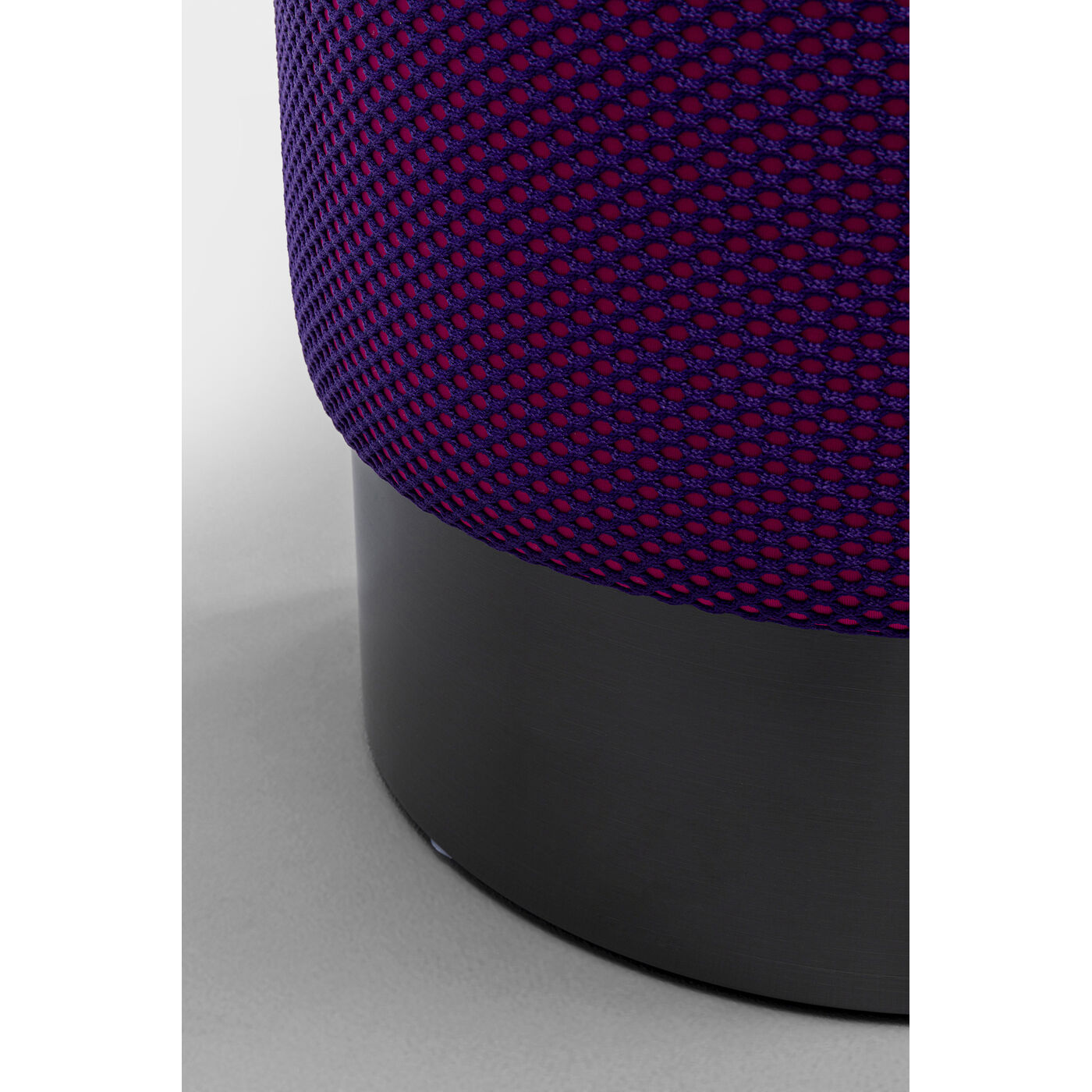 Пуф Jody Purple Mesh Black Ø35 см