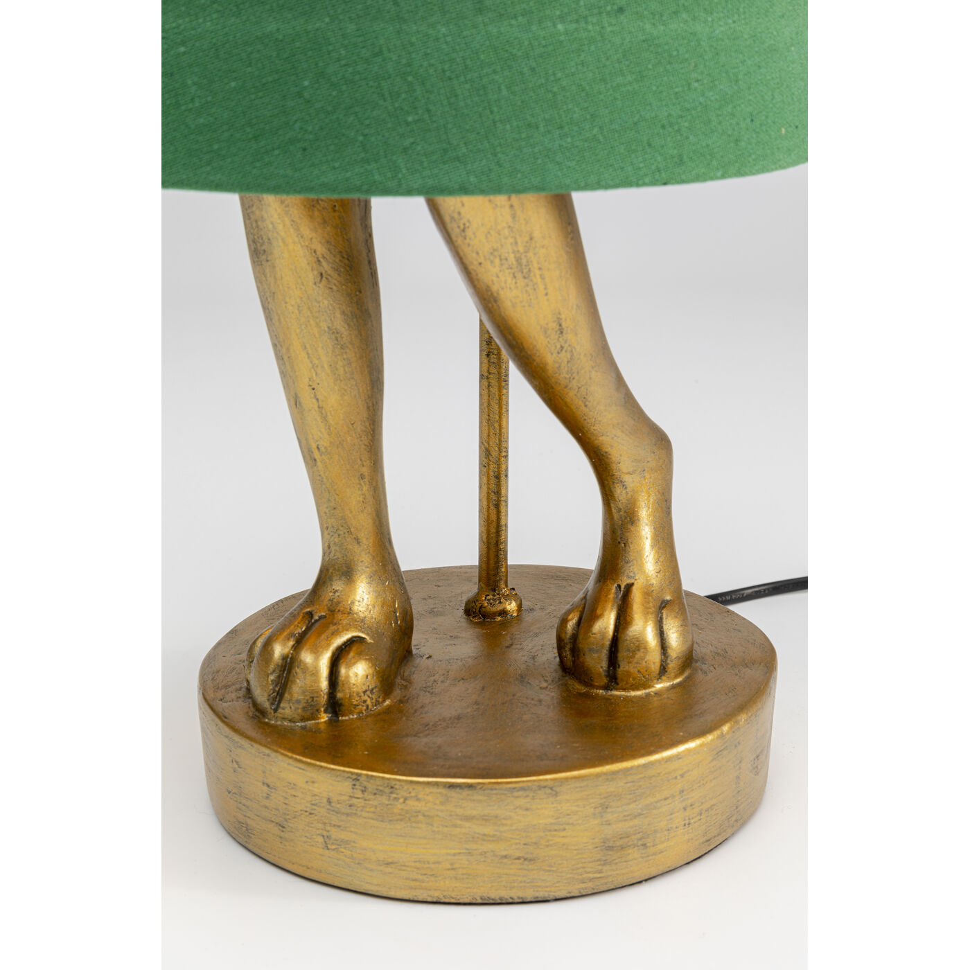 Светильник настольный Animal Rabbit Gold/Green 68 см