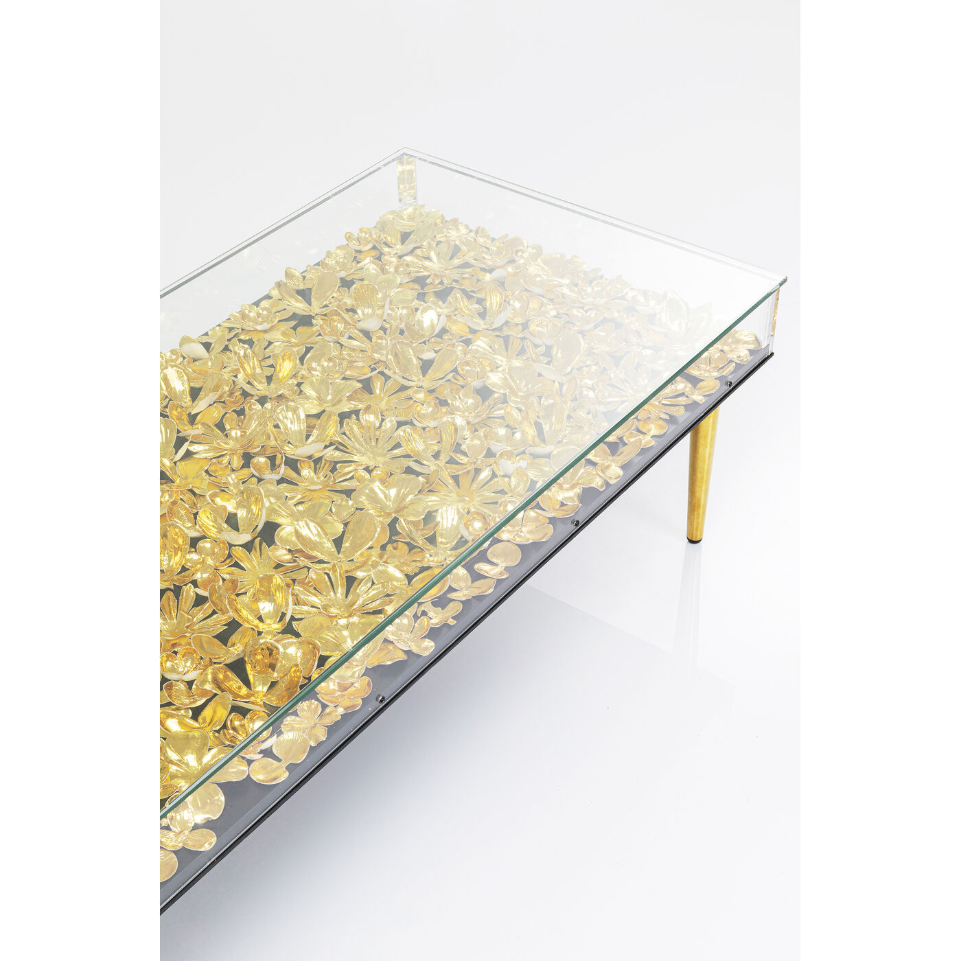 Стол кофейный Gold Flower 120x60 см