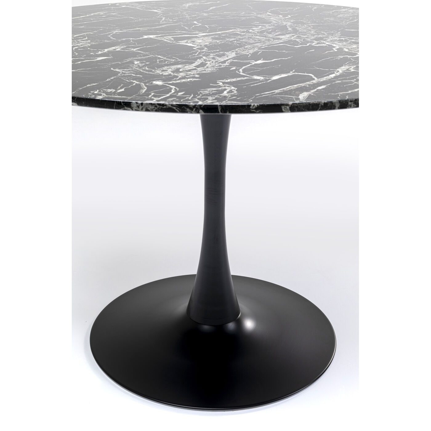 Стол Veneto Marble Black Ø110 см