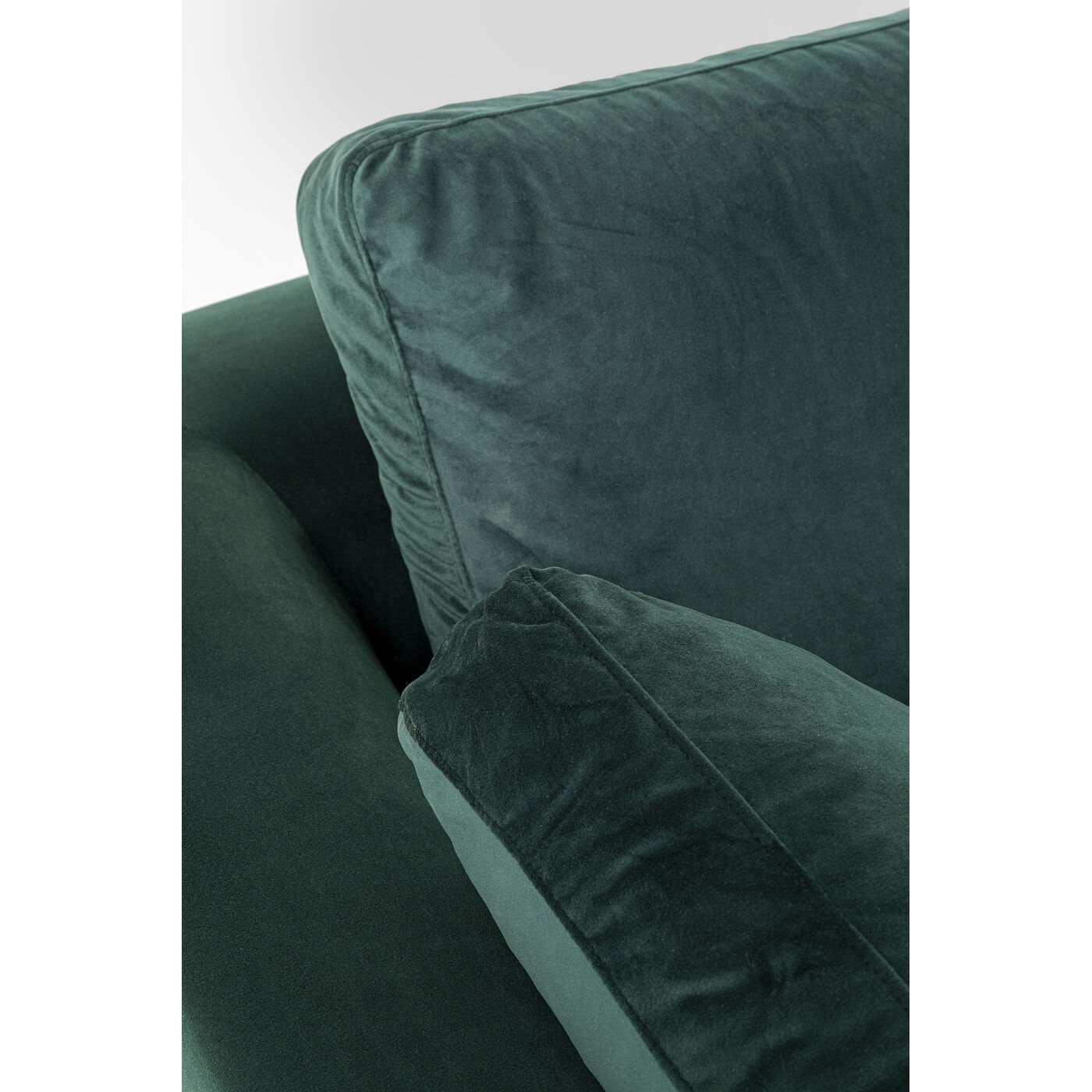 Диван угловой правосторонний Gianni Small Velvet Green Right