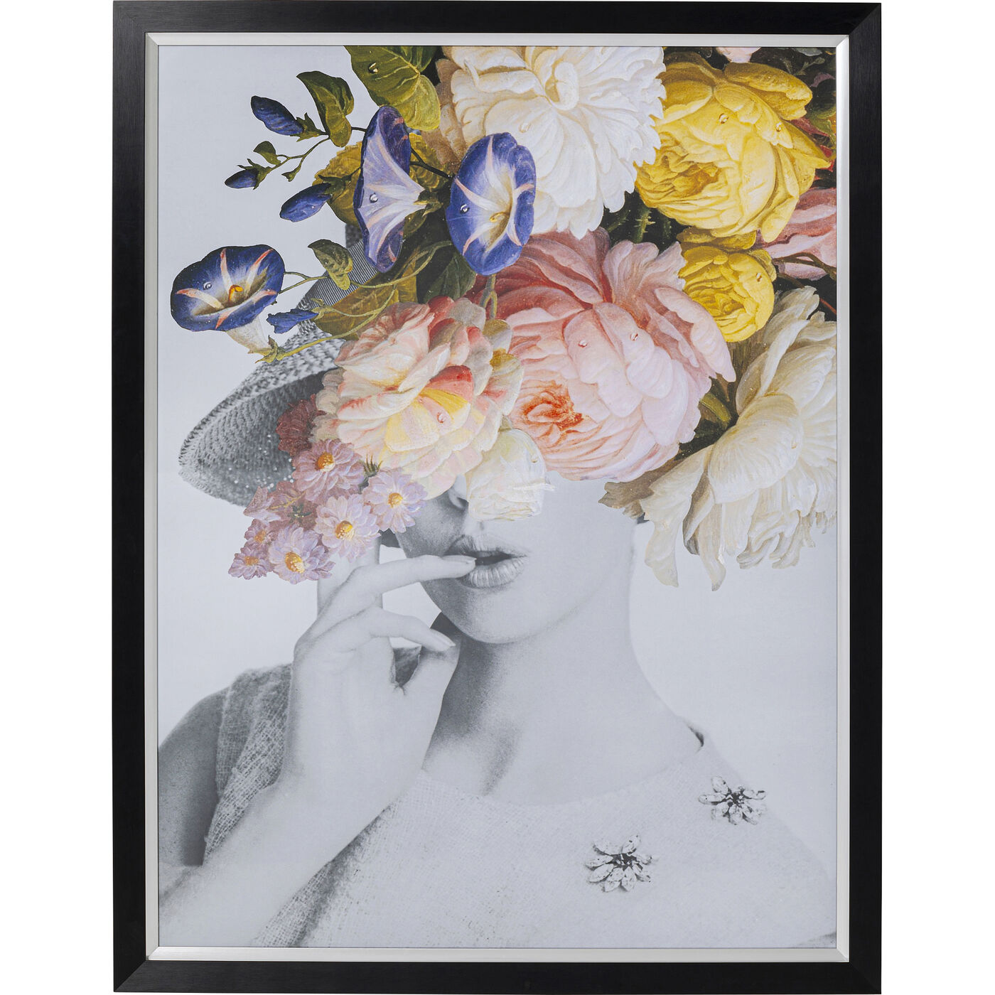 Картина в раме Flower Lady Pastel 152x117 см