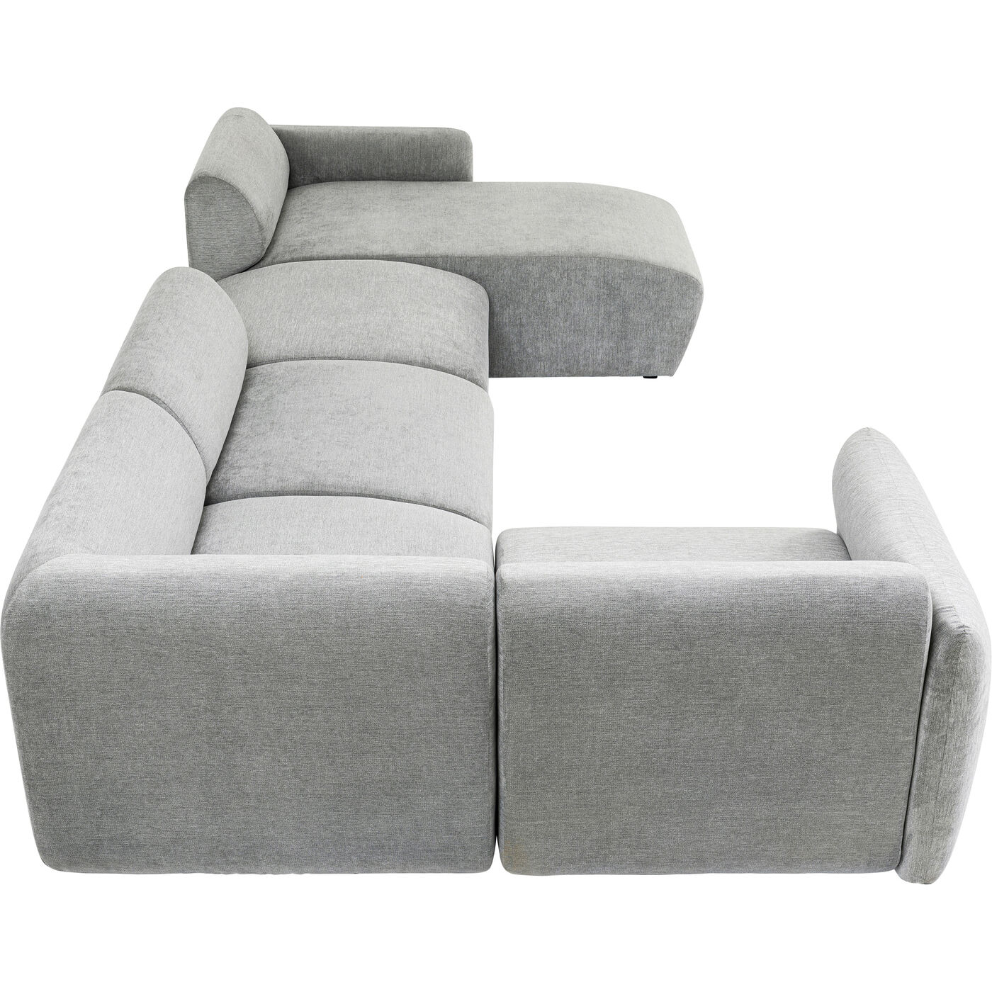 Диван правосторонний модульный 2 Lucca Grey Right 328 см