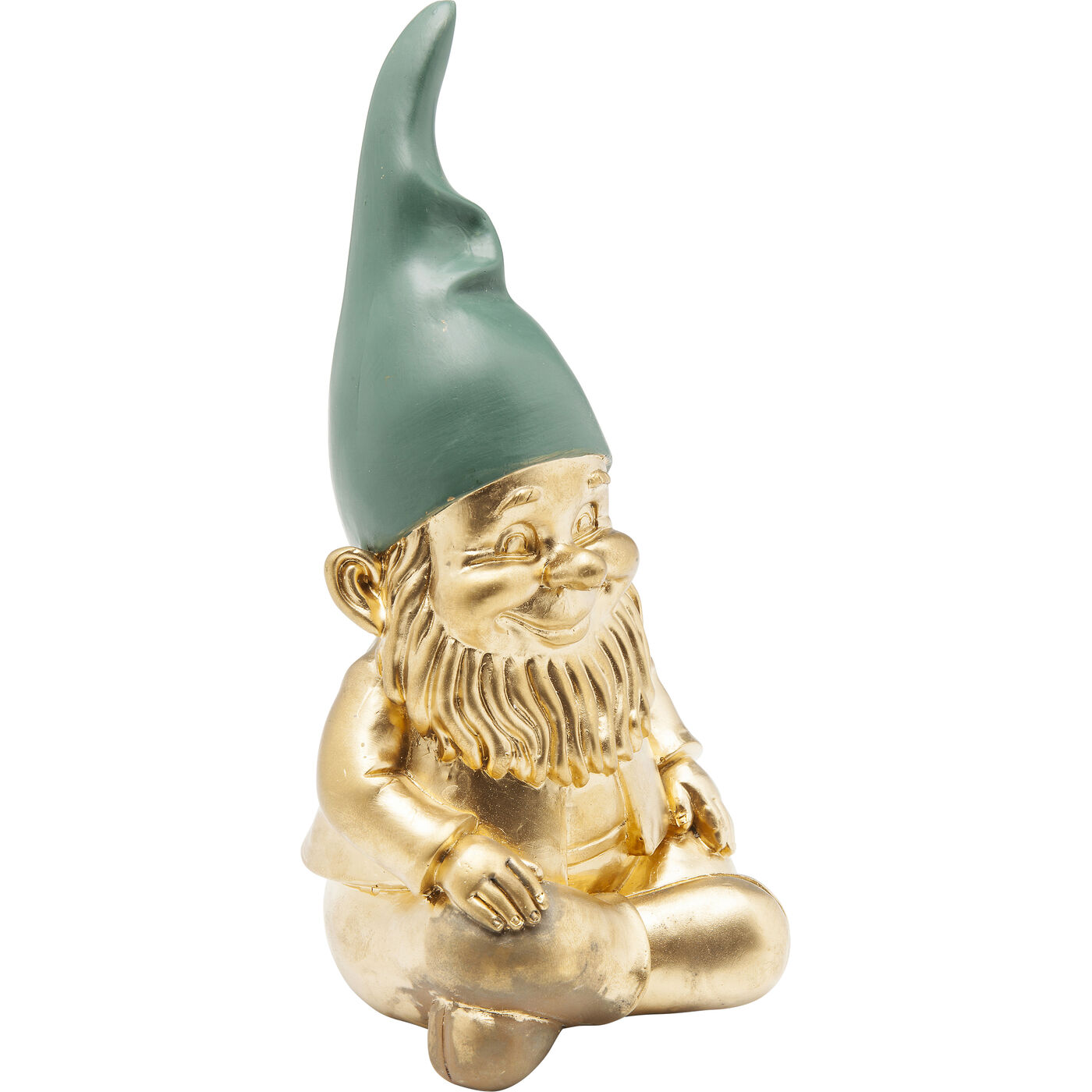 Фигура декоративная Zwerg Sitting Gold Green 19 см