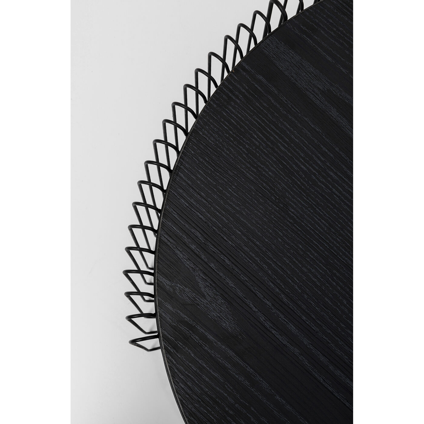 Стол кофейный Wire Double Black Wood (2 шт)