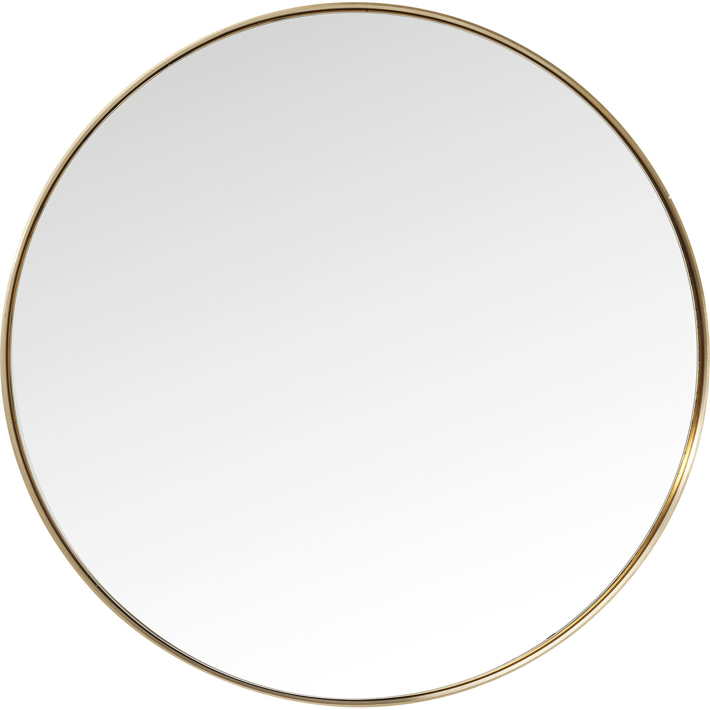 Зеркало Curve Round Brass Ø100 см