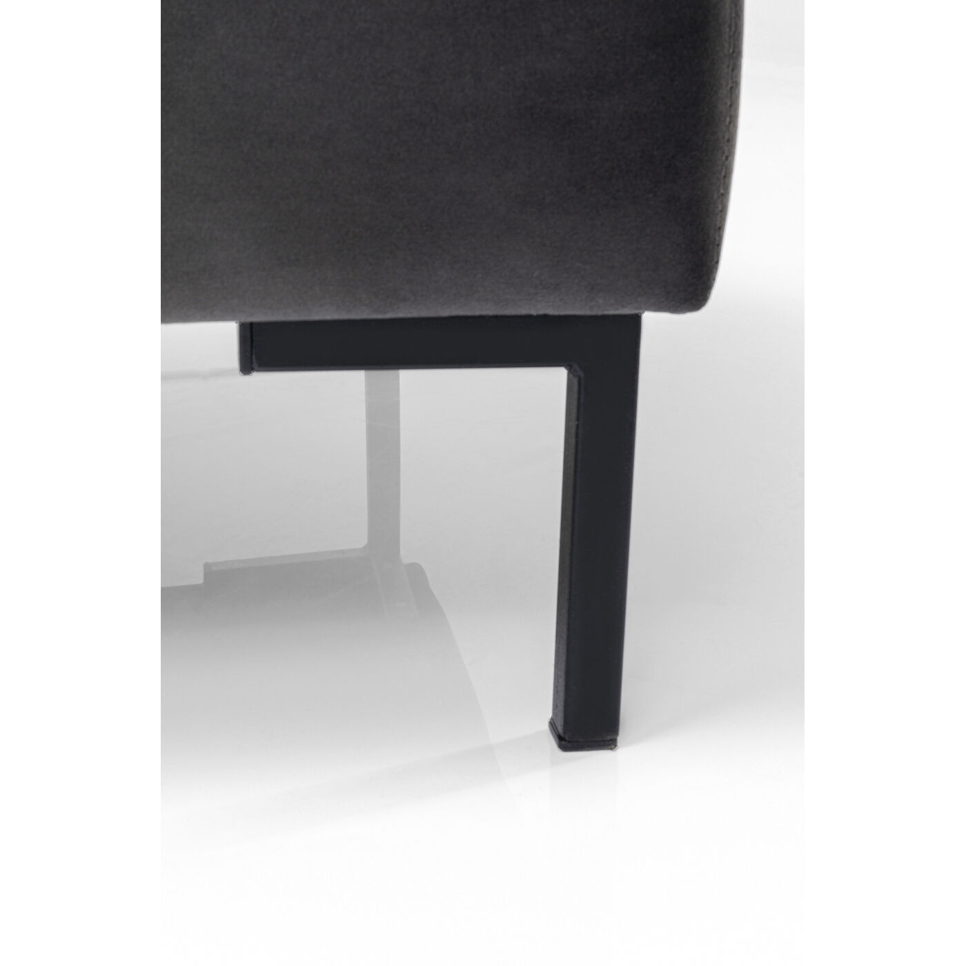 Пуф Gianni Velvet Grey Black