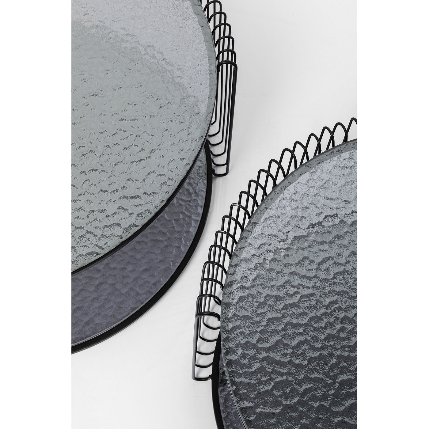 Стол кофейный Wire Double Black Bubble (2 шт.)