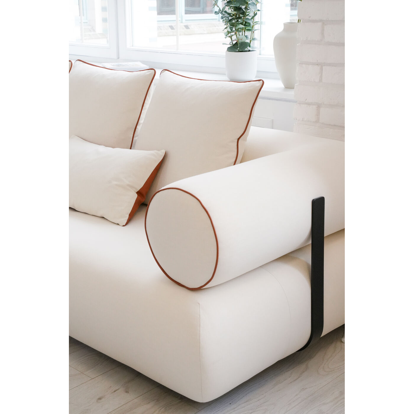 Диван левосторонний угловой Splendido Creme Left 327cm