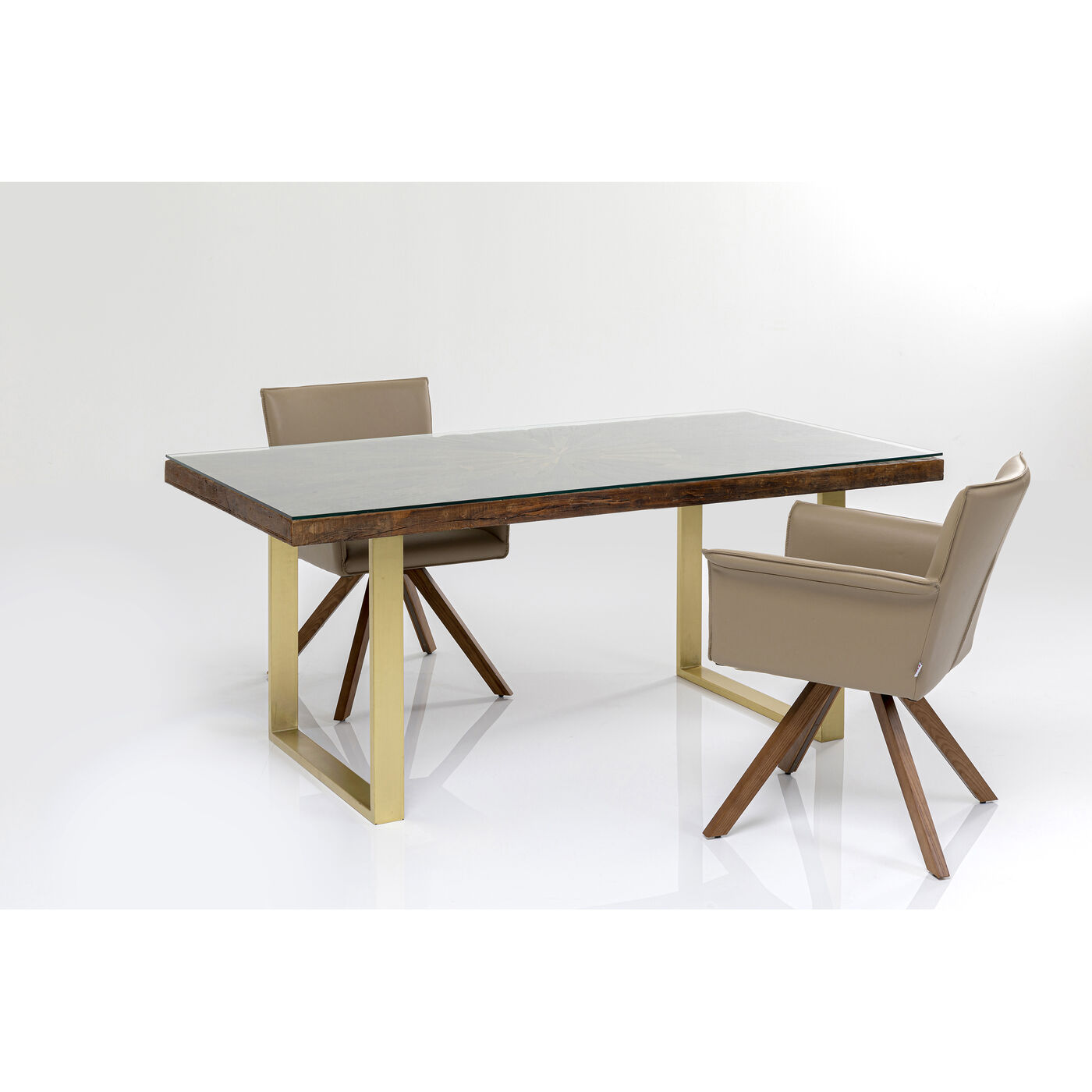Стол Conley Brass 160x80 см