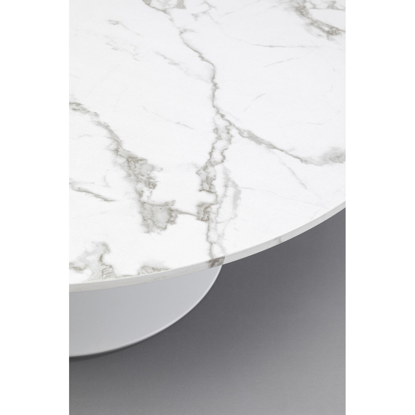 Стол кофейный Schickeria Marble White Ø110 см