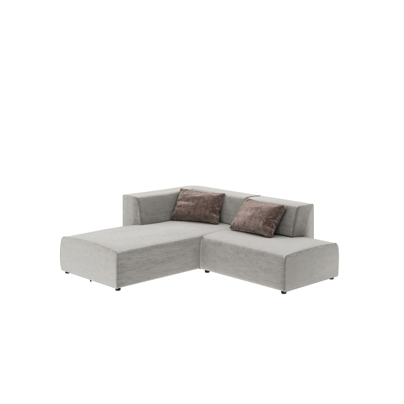 Угловой диван Infinity Boston Grey 237 см