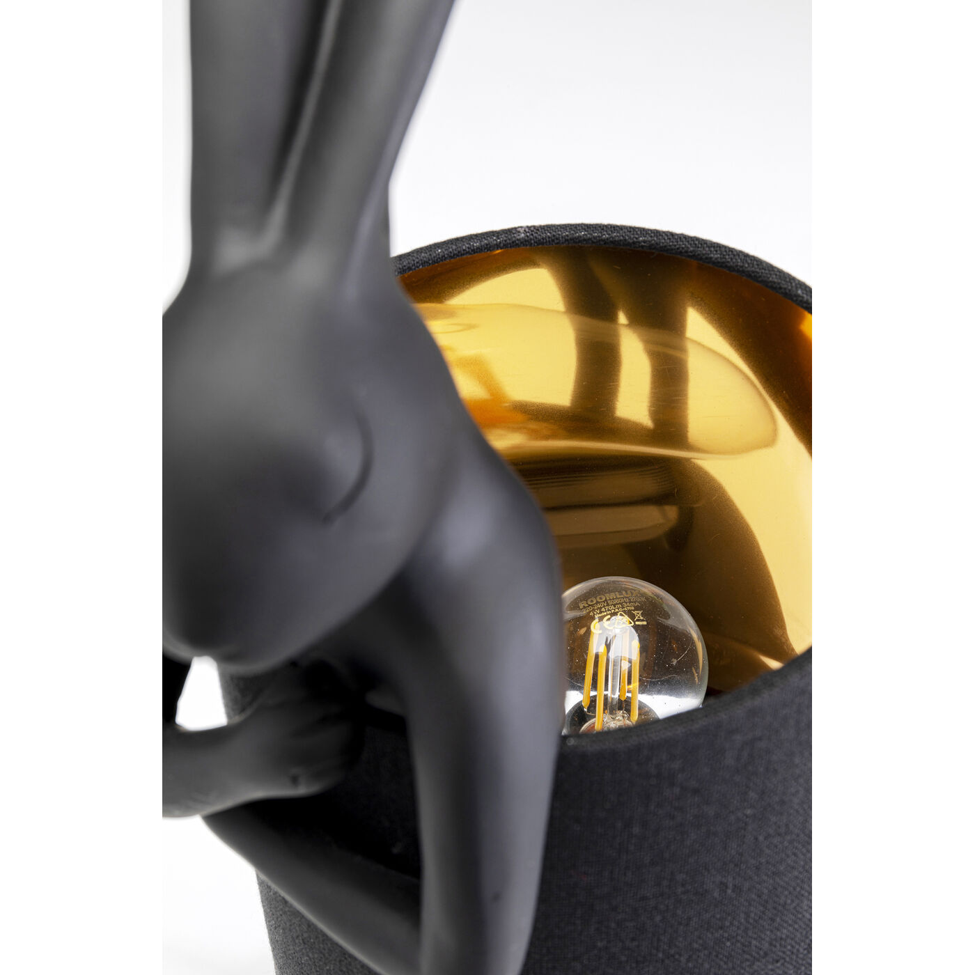 Светильник настольный Animal Rabbit Matt Black 50 см